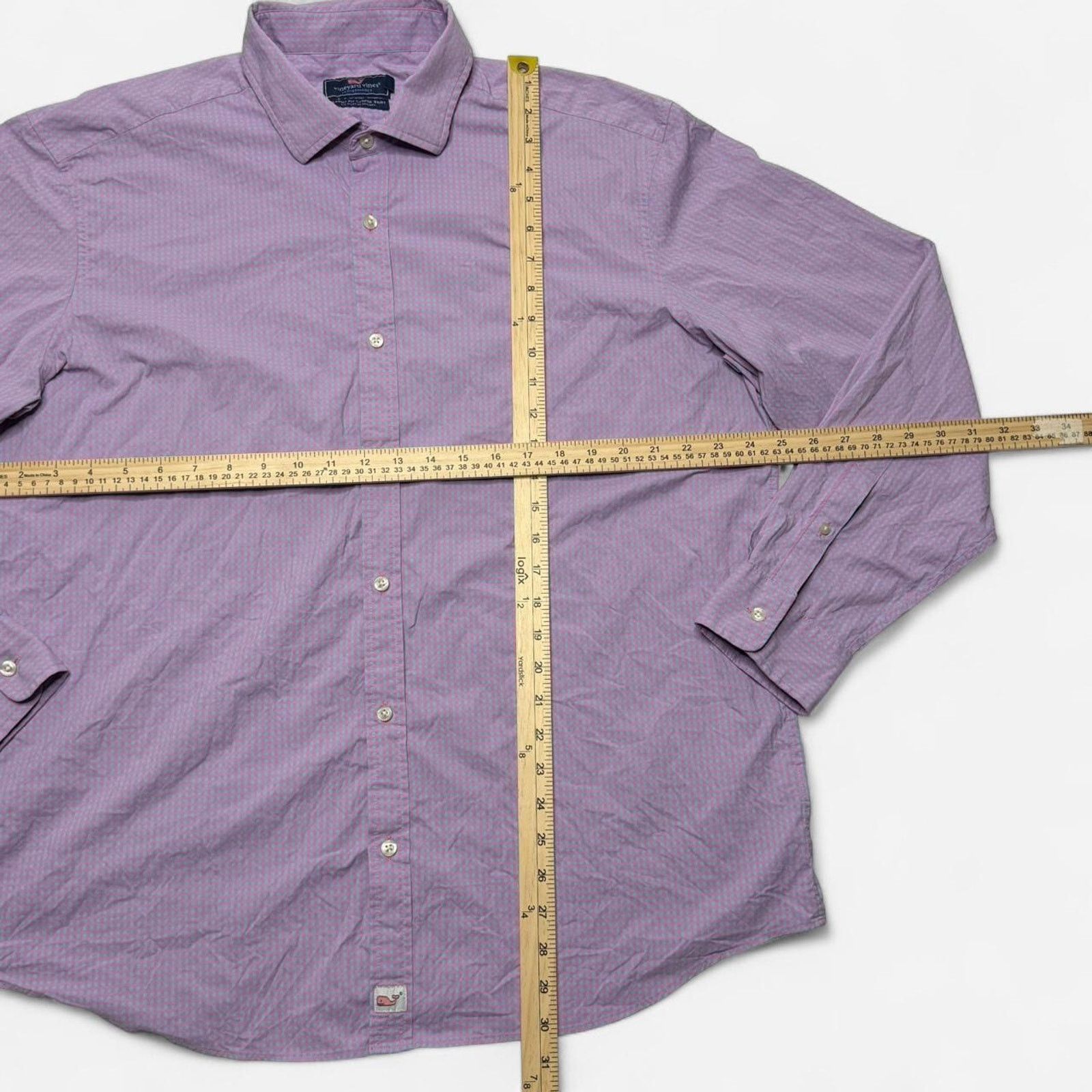 Vineyard Vines Vineyard Vines Pink Blue Check Classic Fit Button Down 2XL Size US XXL / EU 58 / 5 - 6 Thumbnail