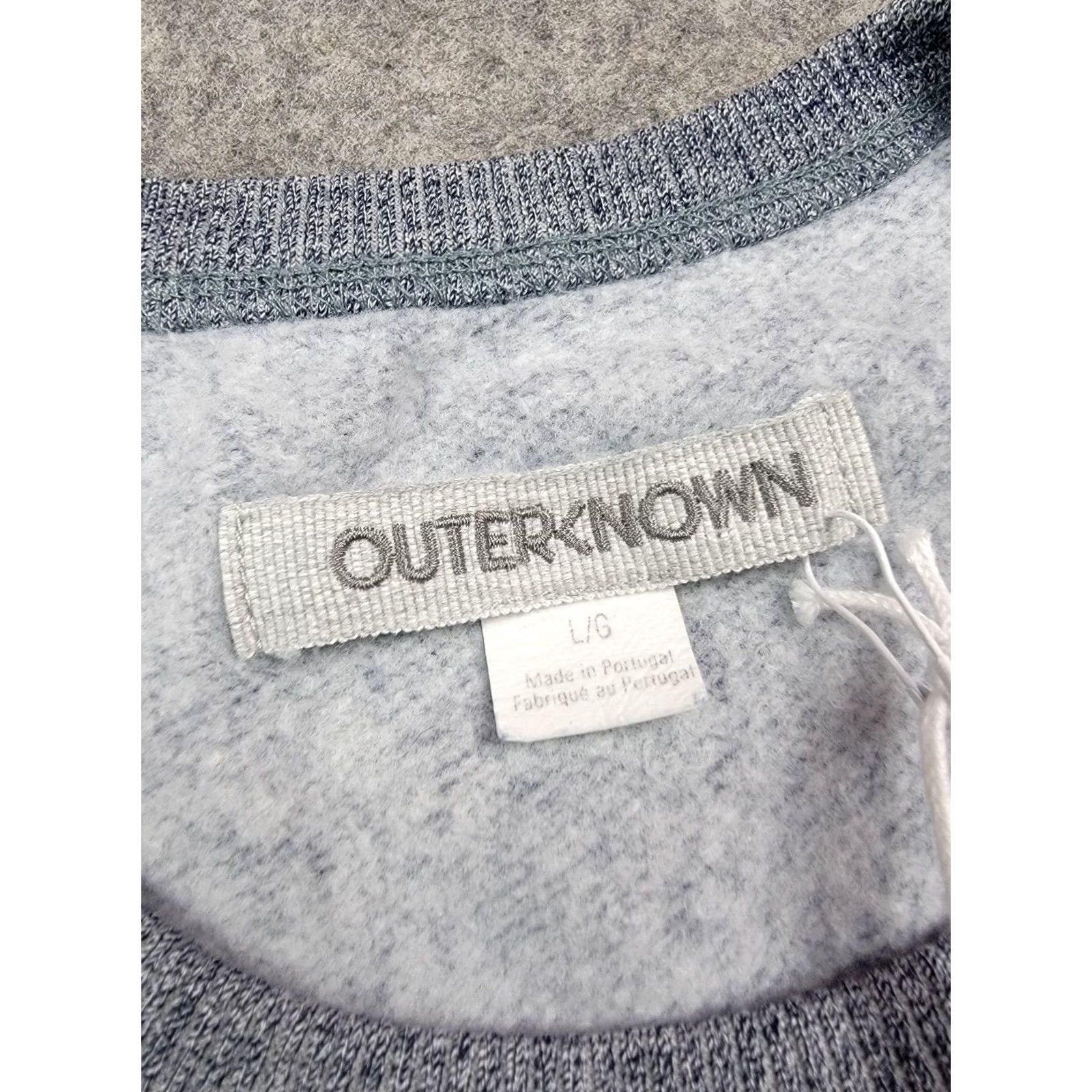 Outerknown Outerknown Sweatshirt Mens Large Jasper Crew Neck Fleece Organic Cotton NWT Blue Size US L / EU 52-54 / 3 - 2 Thumbnail