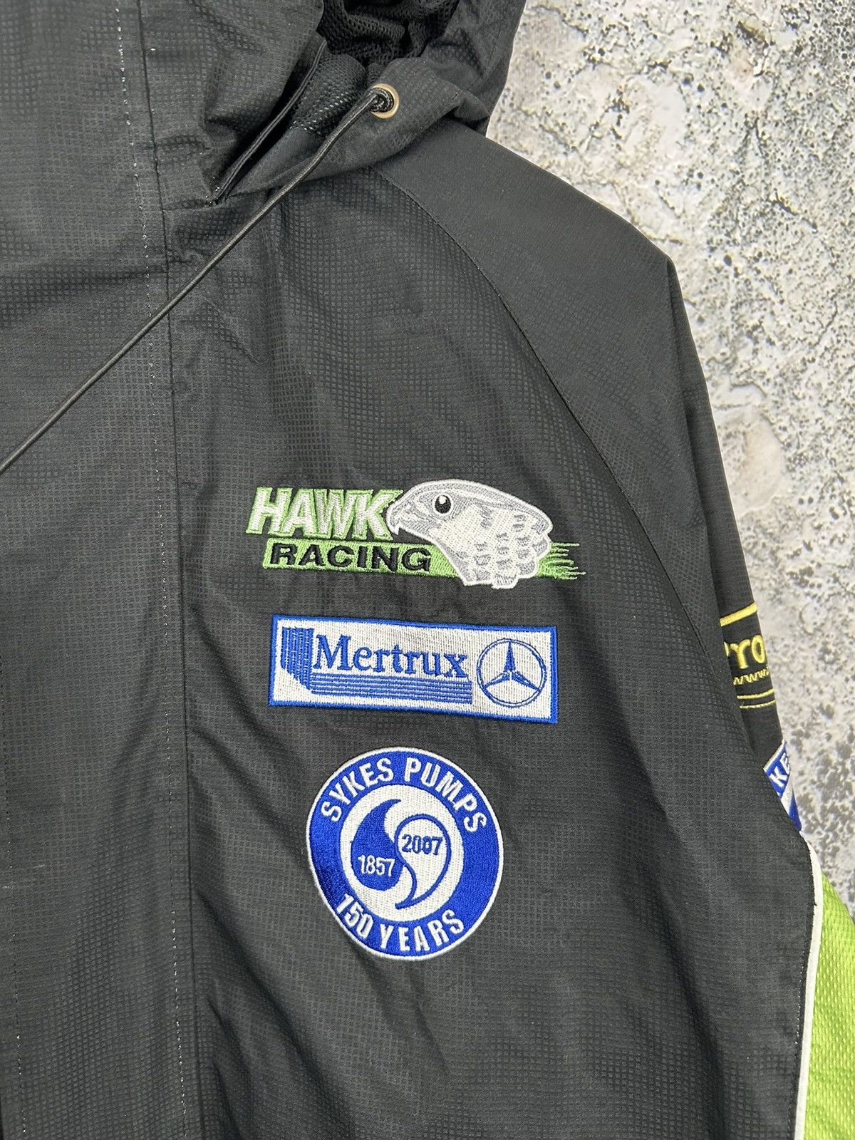 Mercedes-Benz Vintage Hawk Racing Jacket Motorsport Mercedes Streetwear Size US S / EU 44-46 / 1 - 6 Thumbnail