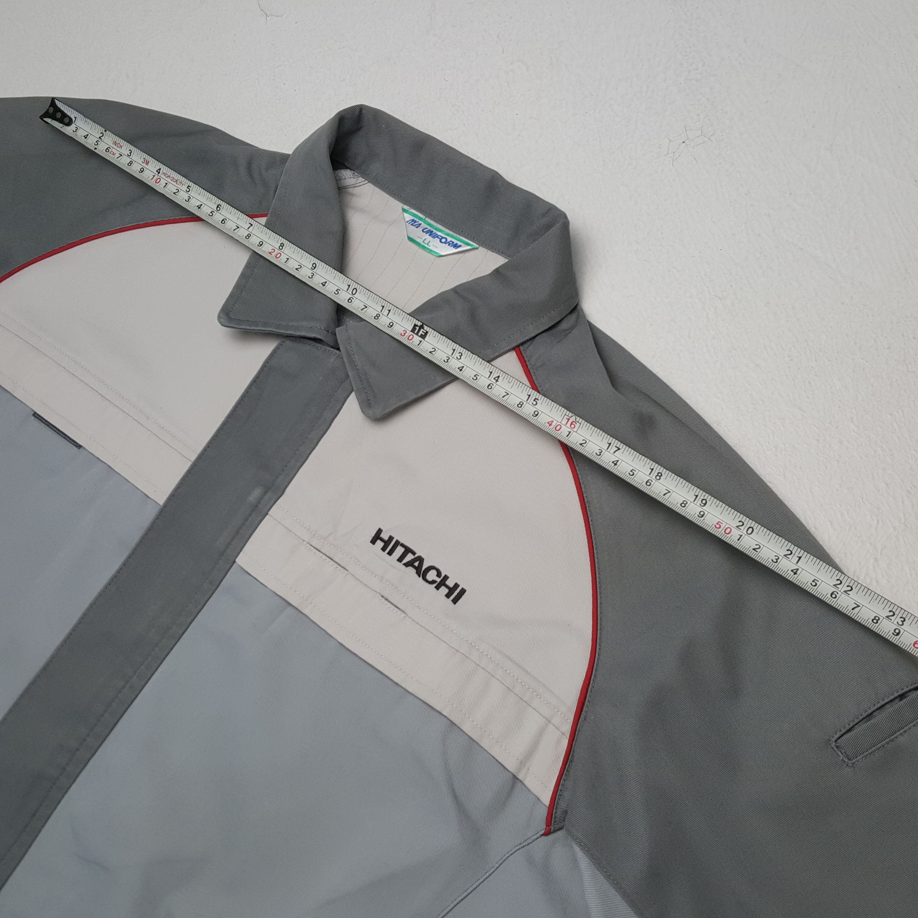 Japanese Brand × Vintage HITACHI Japanese Electronic Brand Workwear Jacket Size US L / EU 52-54 / 3 - 4 Thumbnail