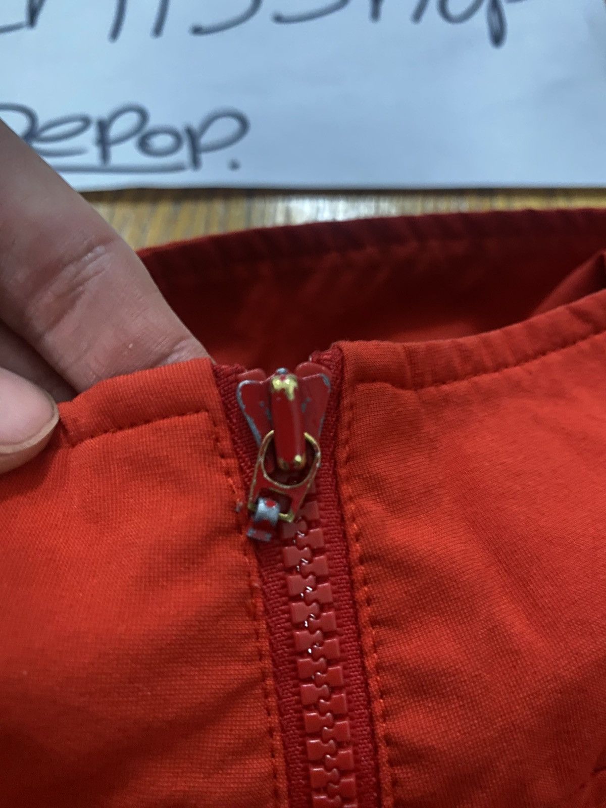 Adidas Vintage Red Adidas Windbreaker Size US L / EU 52-54 / 3 - 3 Thumbnail