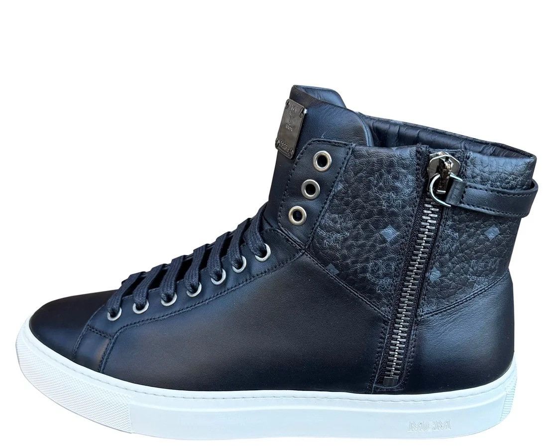 MCM MCM Black Leather Hi (Size 42) DS Size US 8.5 / EU 41-42 - 1 Thumbnail