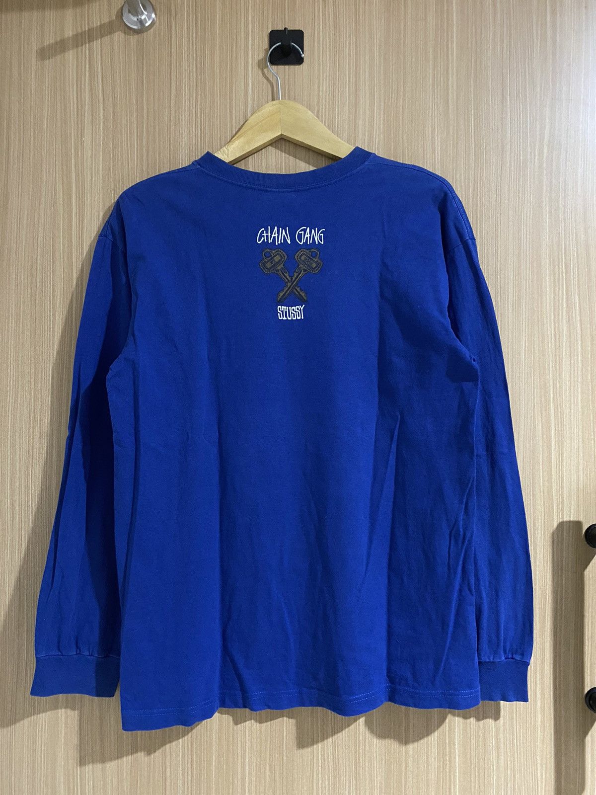 Stussy 2000s stussy x chain gang longsleeve rare collection Size US M / EU 48-50 / 2 - 7 Thumbnail