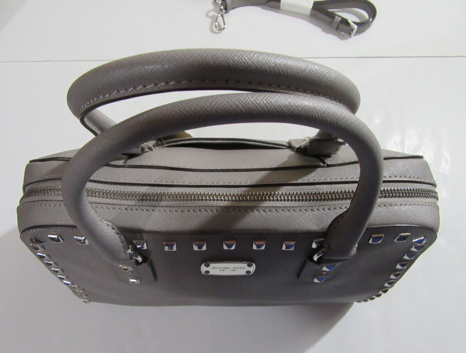 Michael Kors Michael Kors Sandrine Stud Large Leather Satchel NWT Size ONE SIZE - 7 Thumbnail
