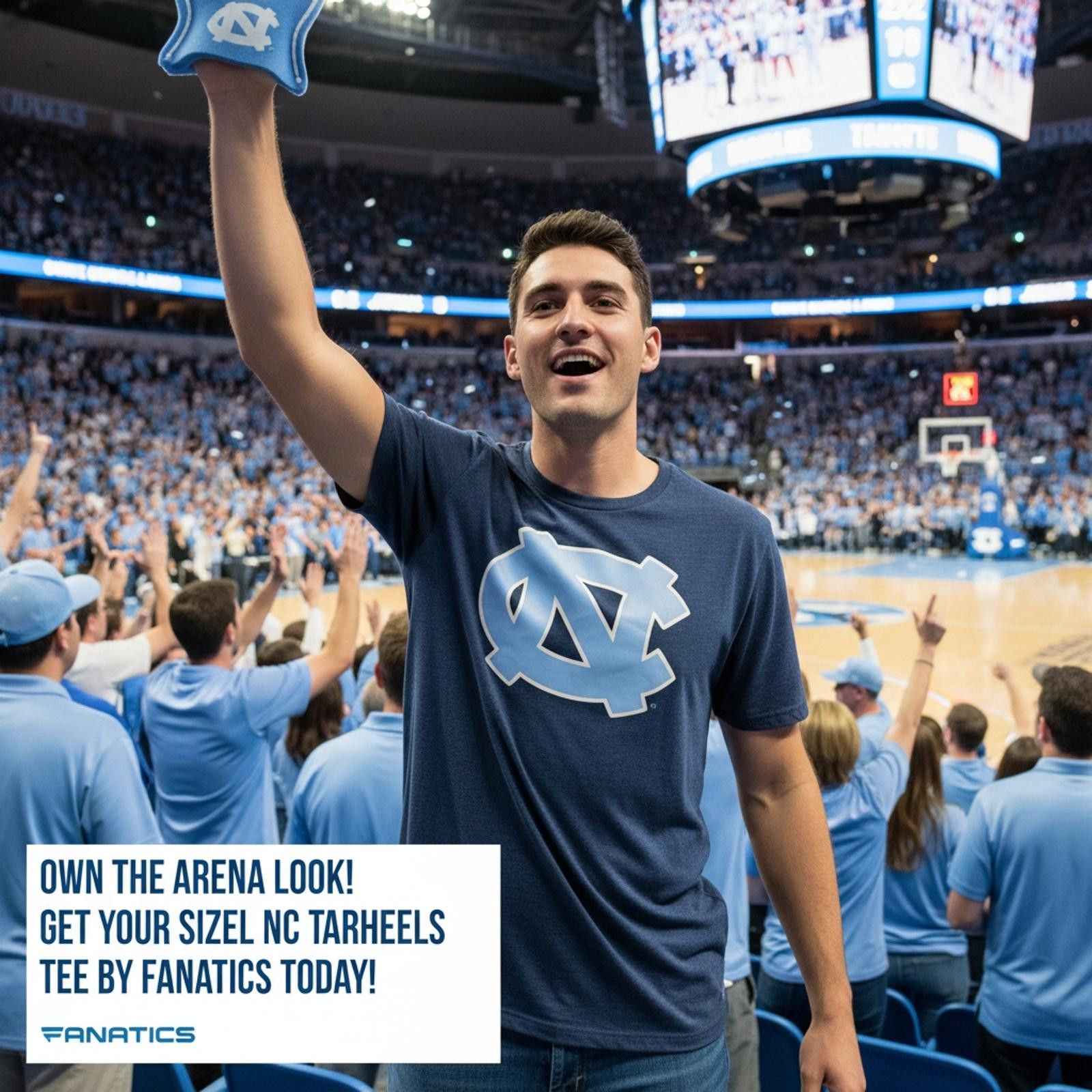Other UNC Tarheels Navy Blue Logo T-Shirt Size X-Large Size US XL / EU 56 / 4 - 1 Thumbnail