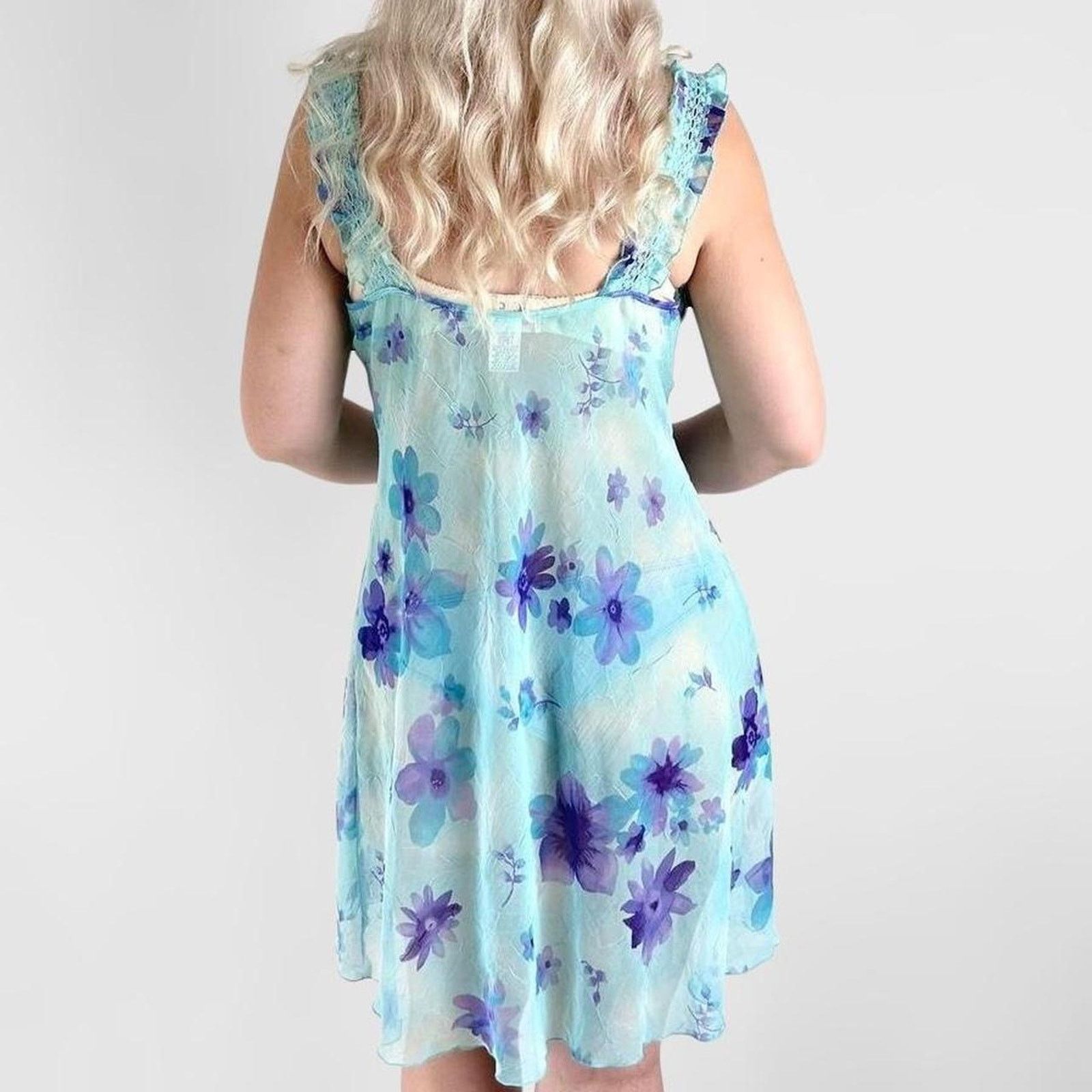 Other y2k fairy floral slip dress Size L / US 10 / IT 46 - 5 Thumbnail