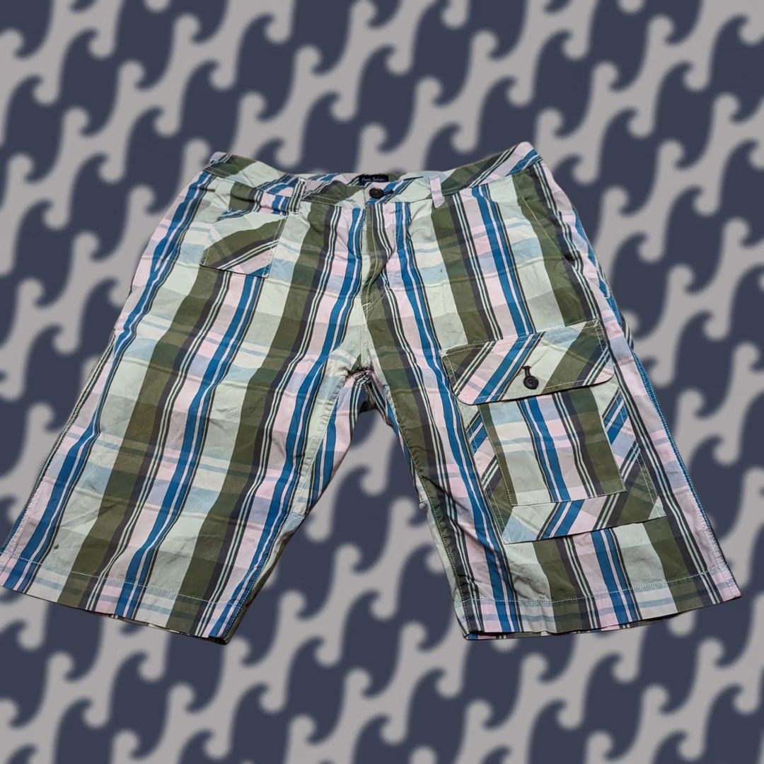 Paul Smith Paul Smith Mens Shorts Bermuda Casual Striped Drawstring Size 32 Multicolor Cotton Summer Size US 32 / EU 48 - 1 Thumbnail