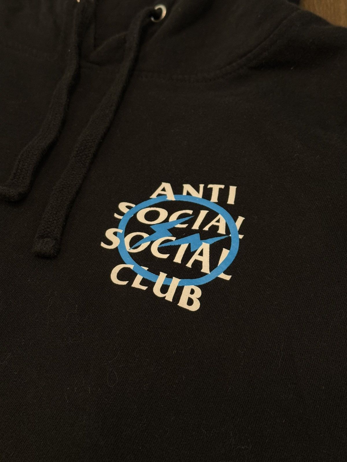 Anti Social Social Club × Fragment Design Anti Social Social Club x Fragment Black Hoodie Size US XL / EU 56 / 4 - 2 Thumbnail