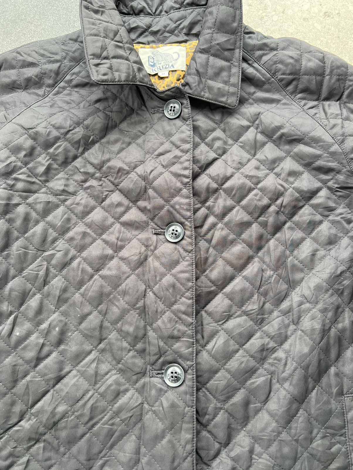 Krizia Uomo × Vintage Krizia diamond pattern coat Size M / US 6-8 / IT 42-44 - 4 Thumbnail