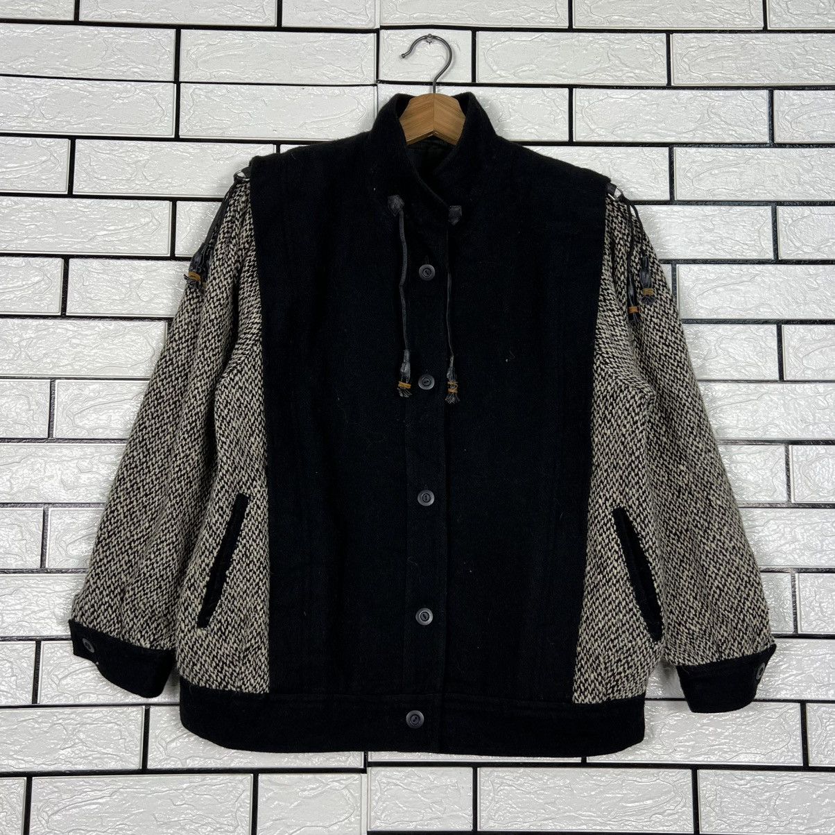 Donna Morgan Vintage 90's DONNA M. Wool Blend Classic Jacket #4163-C190 Size M / US 6-8 / IT 42-44 - 1 Thumbnail