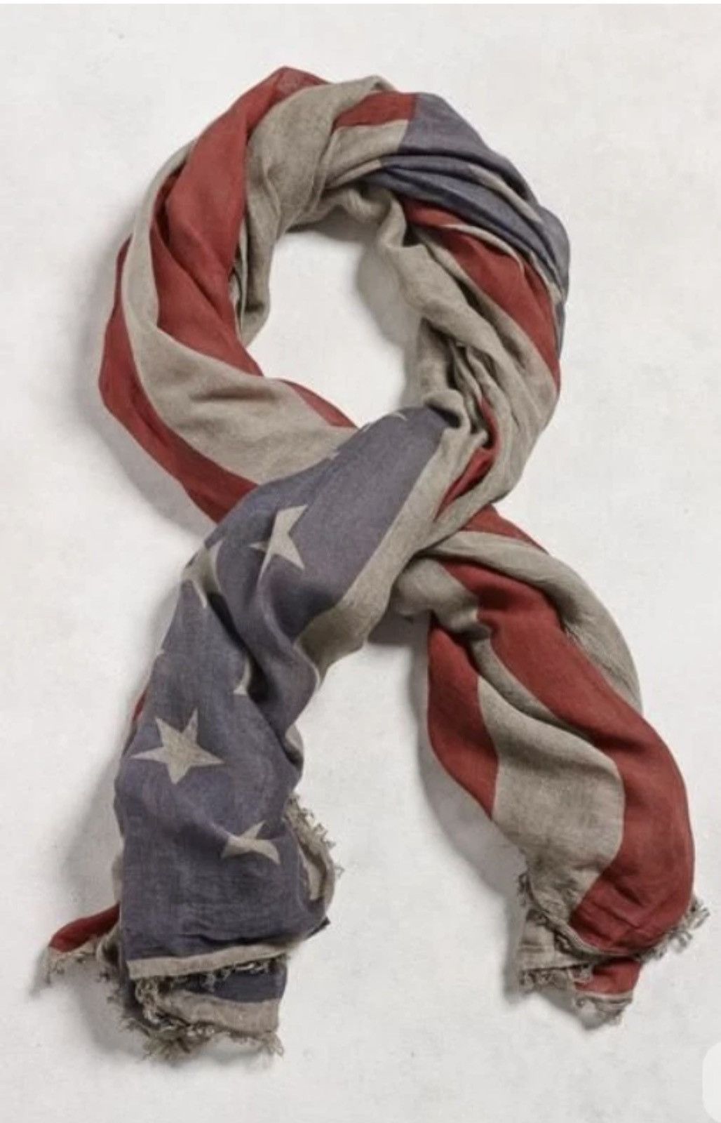 John Varvatos American Flag Scarf Size ONE SIZE - 2 Thumbnail