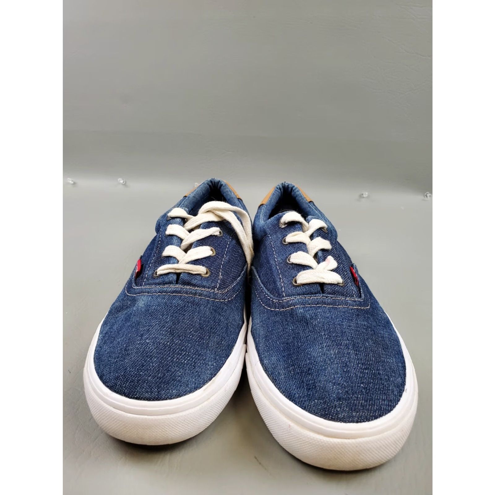 Levi's Levi's Sneakers Blue White 51778572U Low Top Lace Up Shoes 9.5 Mens Athletic Casual Shoes Size US M / EU 48-50 / 2 - 3 Thumbnail