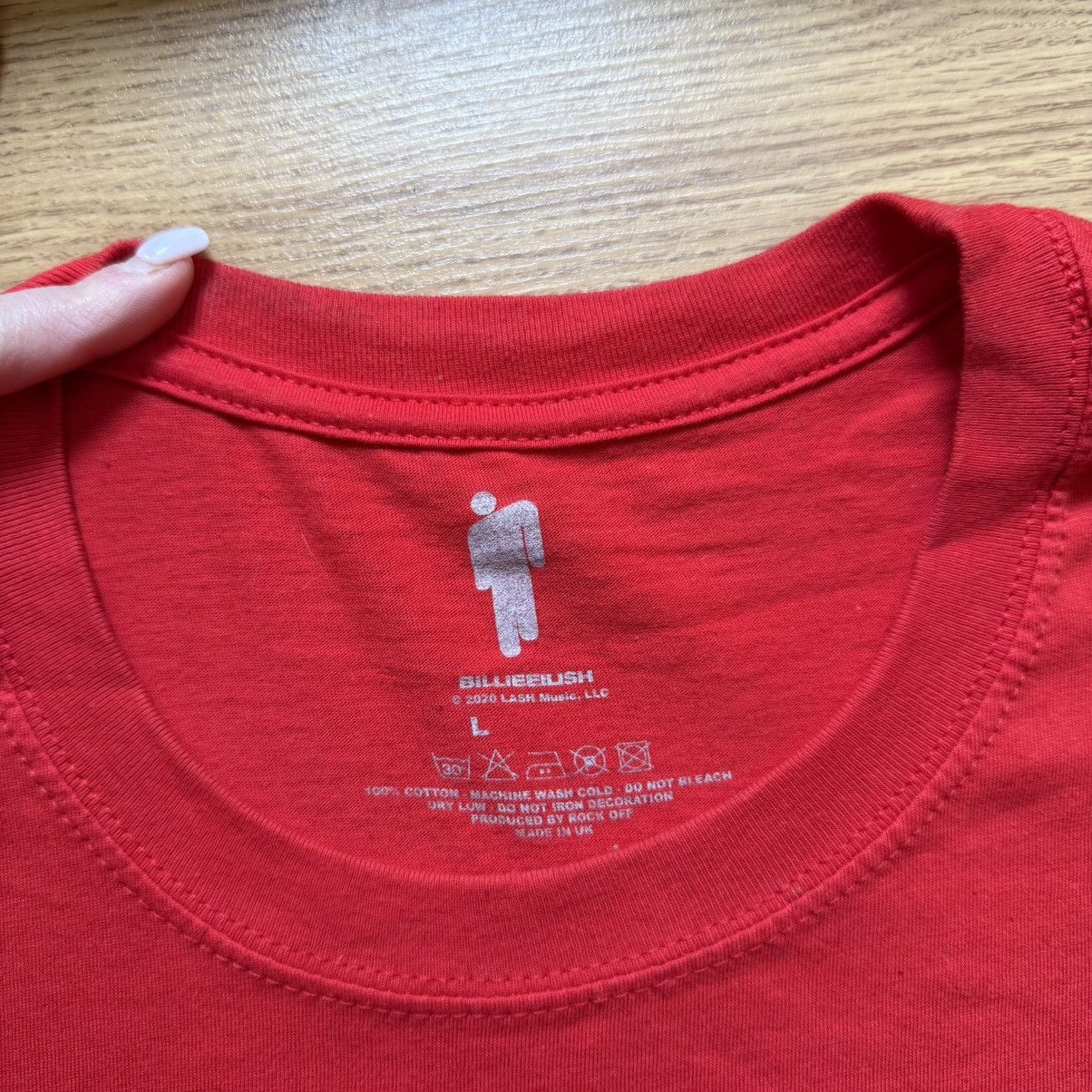 Band Tees Faded Billie Eilish Rare T Shirt Size US L / EU 52-54 / 3 - 3 Thumbnail