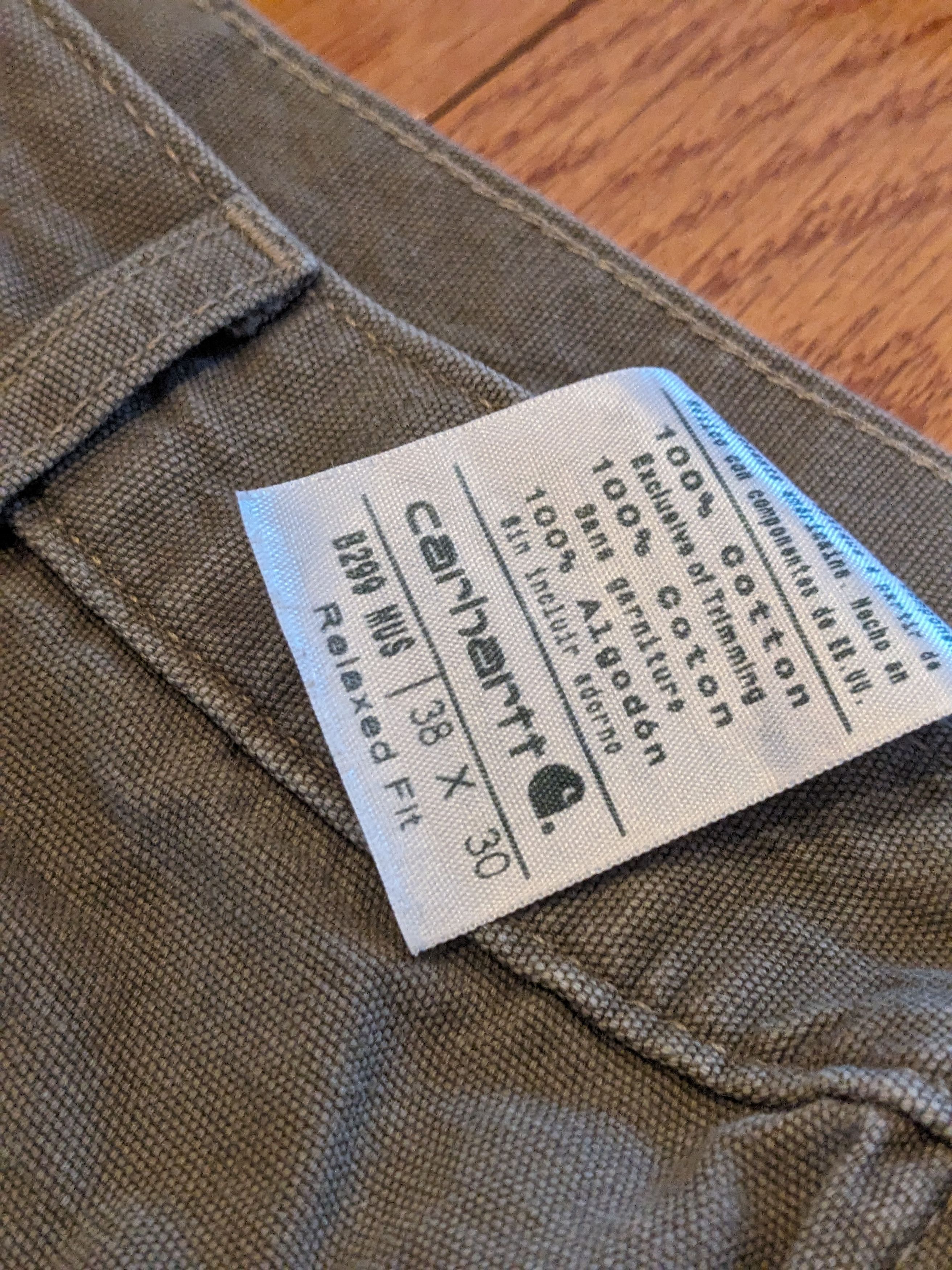 Carhartt × Vintage Vintage Carhartt Relaxed Fit B299 MUS 38 x 30 Pants Size US 38 / EU 54 - 5 Thumbnail