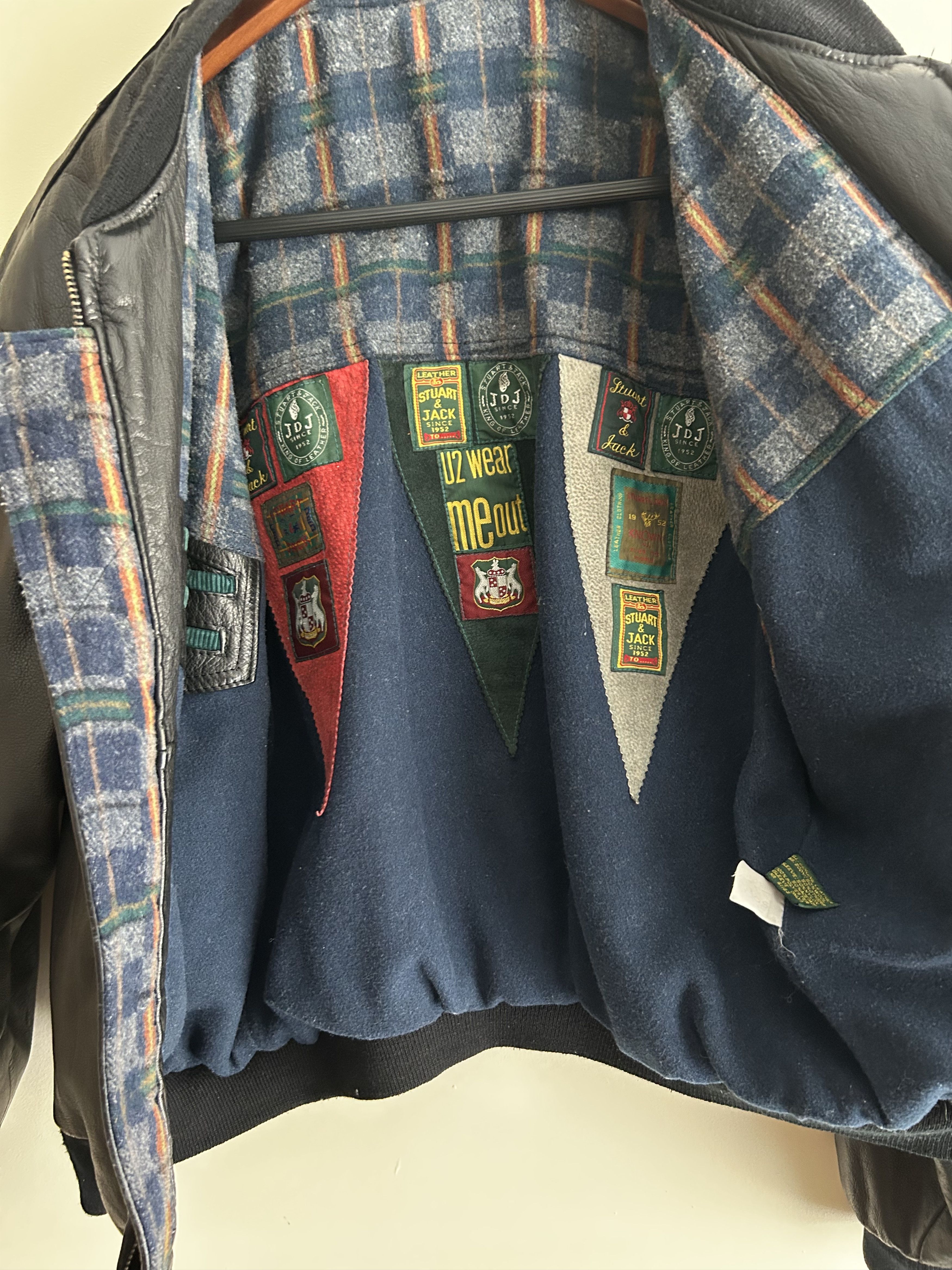 Vintage Leather Jacket (made in Korea) Size US L / EU 52-54 / 3 - 2 Thumbnail