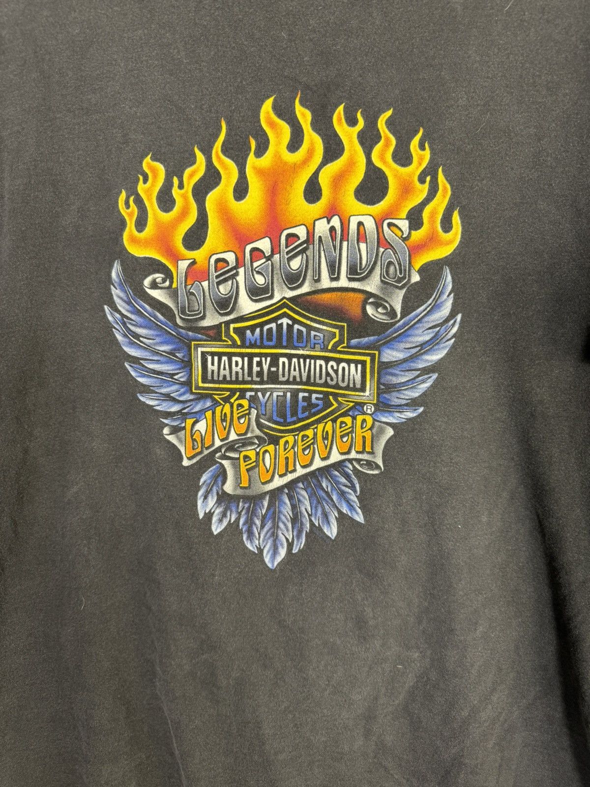 Harley Davidson × Vintage Vintage Harley Davidson Shirt Size US XL / EU 56 / 4 - 2 Thumbnail