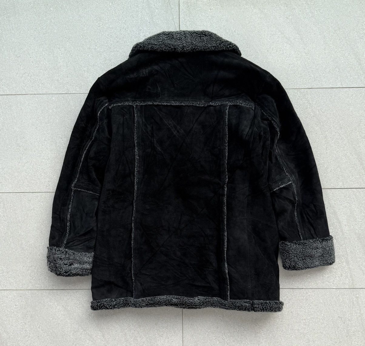 Vintage New Concept Broner Cow Leather Shearling Coat /Jacket Winter Size US M / EU 48-50 / 2 - 9 Thumbnail