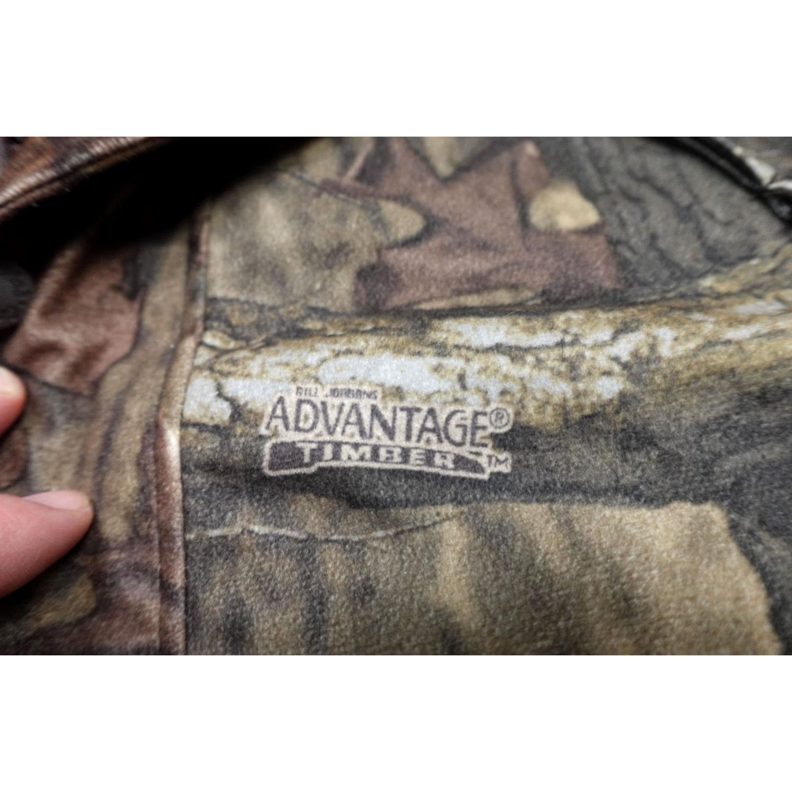 Vintage Cabela's Womens Medium Brown Camo Fleece Insulated Jacket Parka Outdoor Hunting Size M / US 6-8 / IT 42-44 - 2 Thumbnail