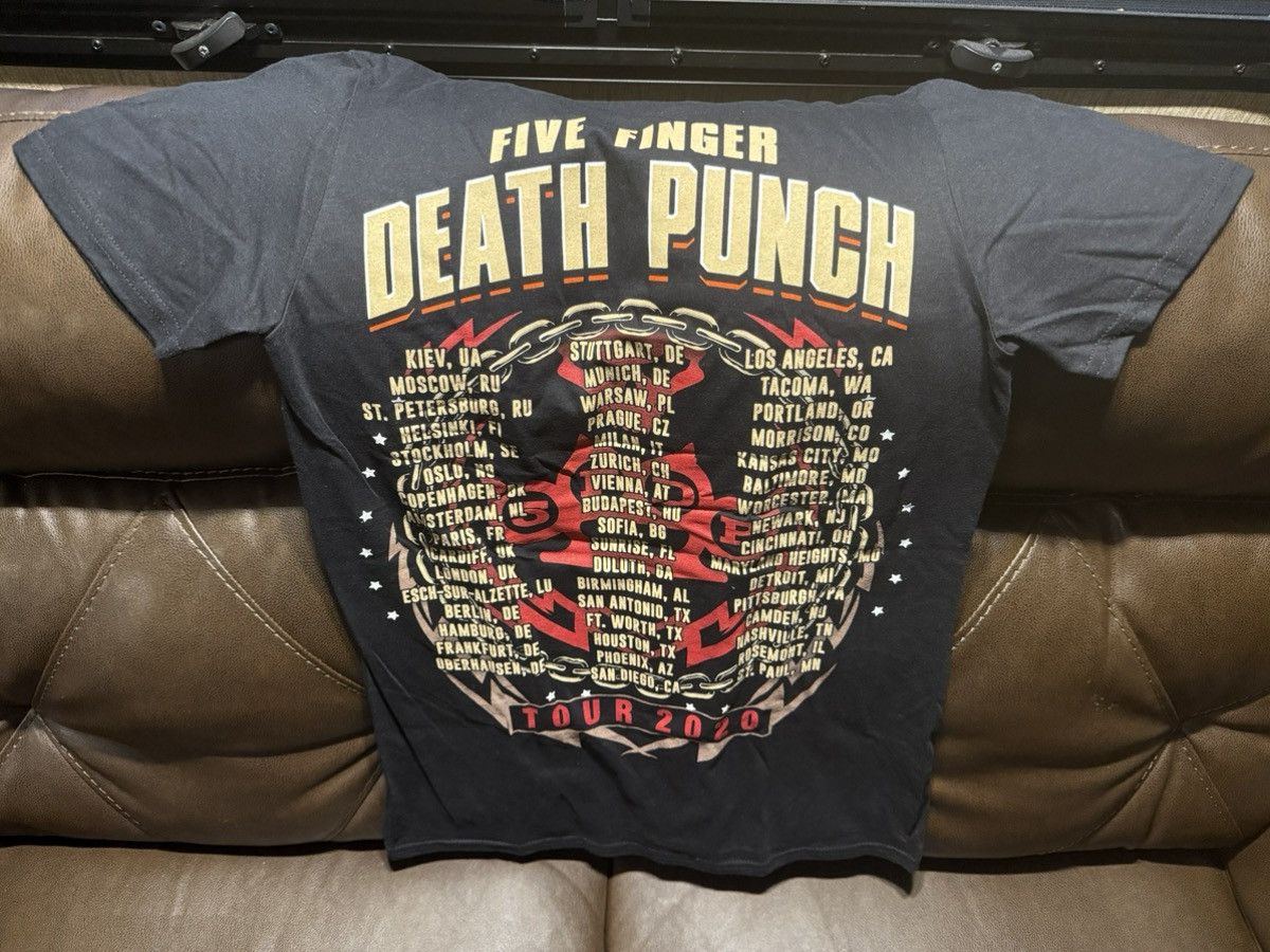 Band Tees Five Finger Death Punch s/s tshirt “Got Your Six” 2020 Tour Size US S / EU 44-46 / 1 - 3 Thumbnail