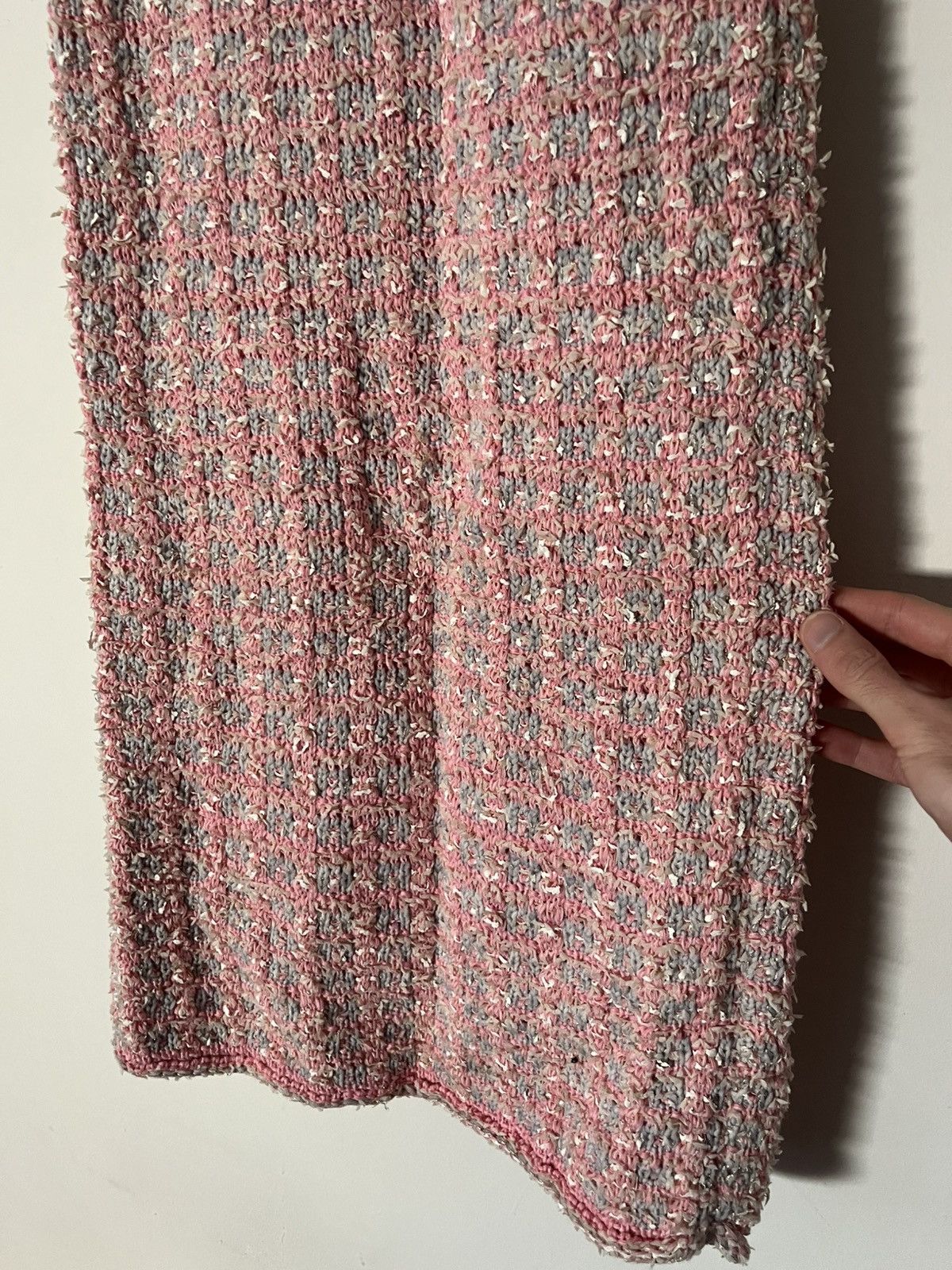 Balenciaga Fall 22 Lost Tape Tweed Maxi Dress Size XS / US 0-2 / IT 36-38 - 4 Thumbnail