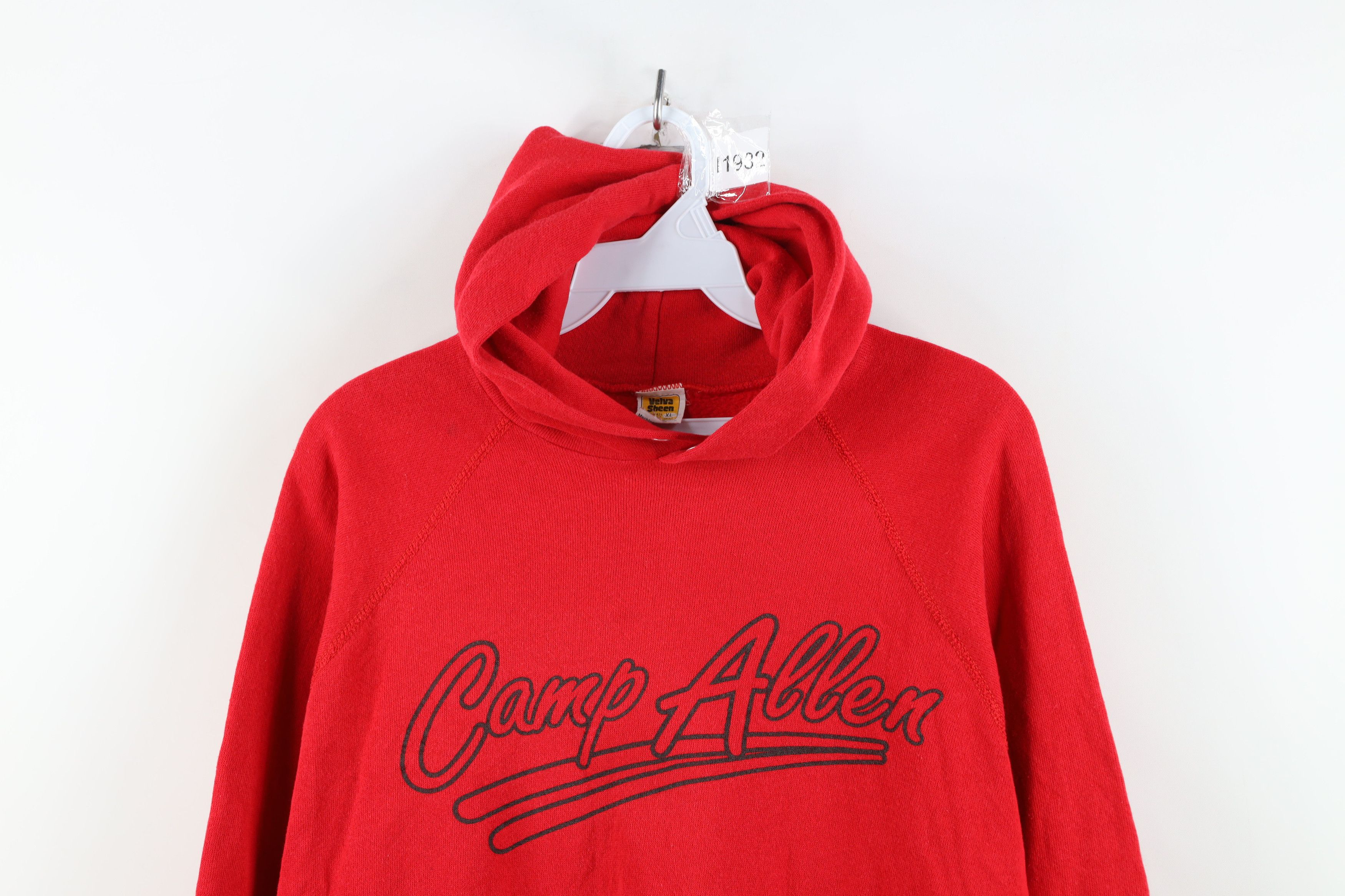 Vintage Vintage 70s Streetwear Camp Allen Hoodie Sweatshirt USA Size XL / US 12-14 / IT 48-50 - 2 Thumbnail