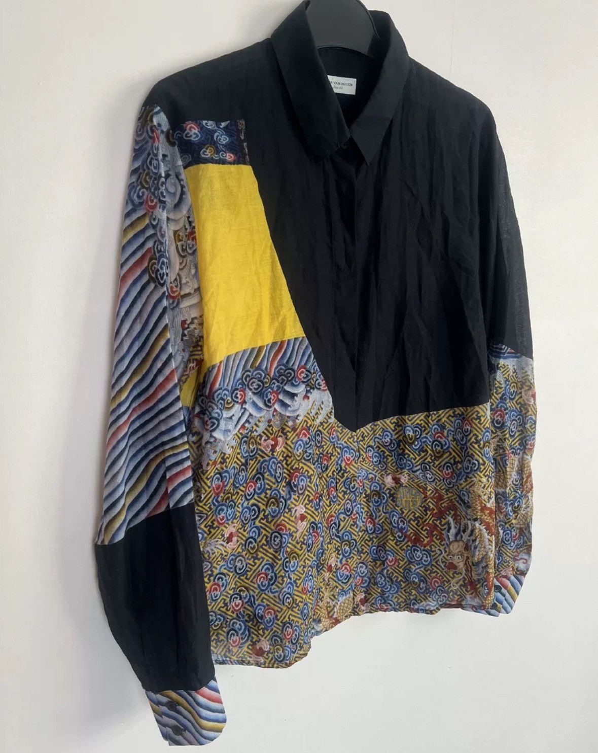 Dries Van Noten Dries van noten Dragon pattern Xiangyun shirt 2412-Nextarrow Size US M / EU 48-50 / 2 - 3 Thumbnail