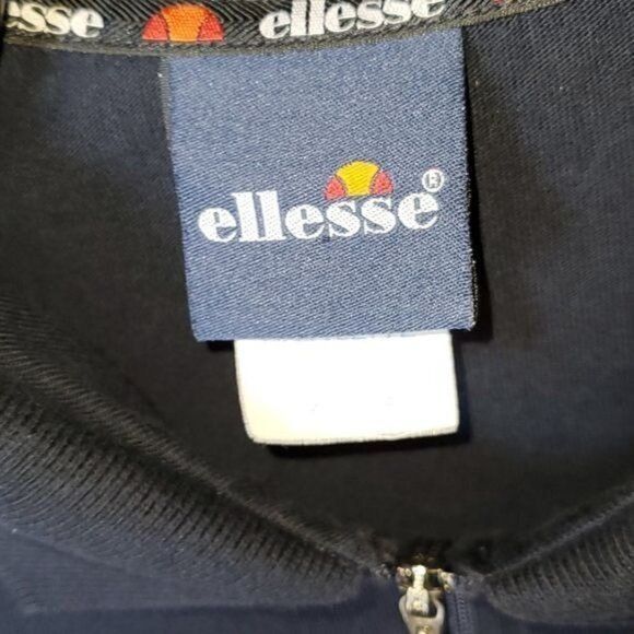 Ellesse Ellesse Embroidered Embellished 1/4 Zip Short Sleeve Collare Size US L / EU 52-54 / 3 - 4 Thumbnail