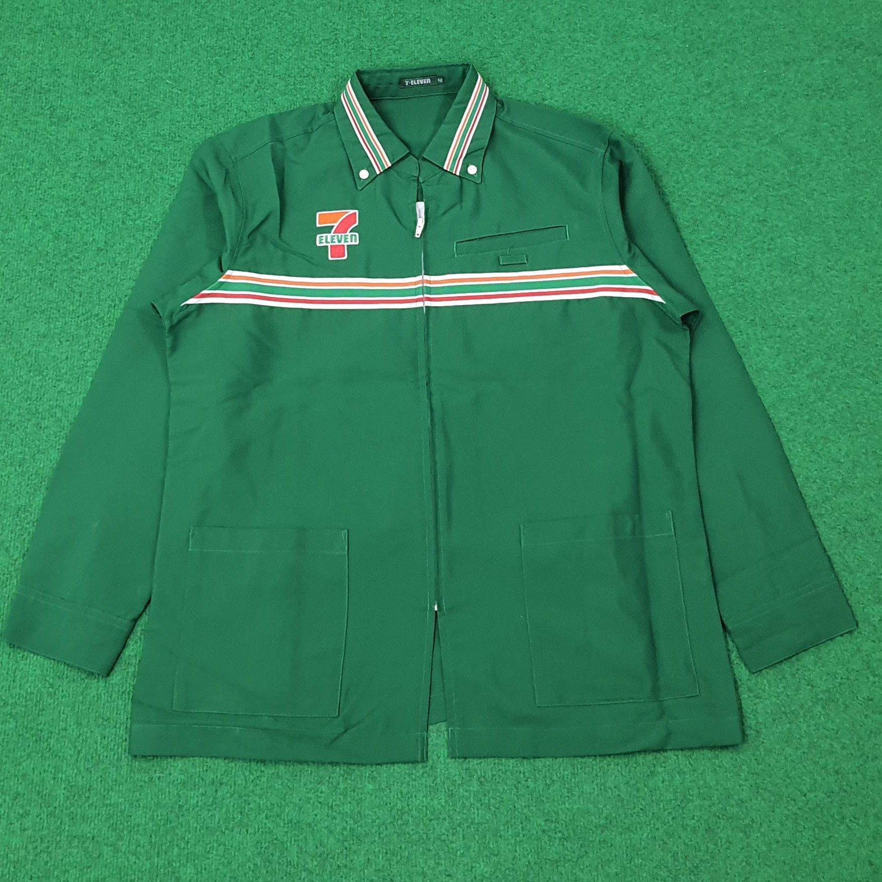Japanese Brand Vintage 7 Eleven Japan Staff Uniform Jacket C267N48 Size US M / EU 48-50 / 2 - 1 Thumbnail