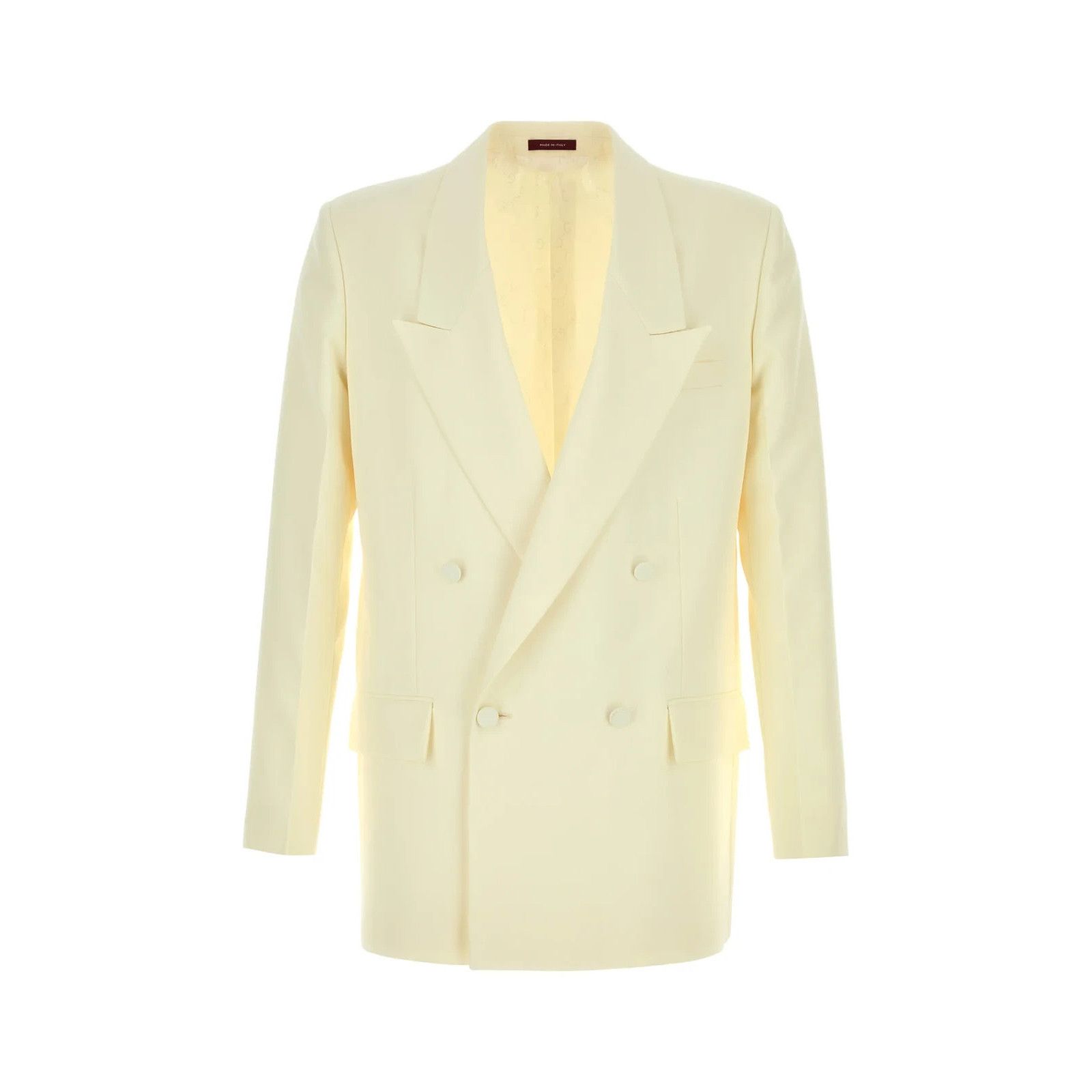 Gucci GUCCI Panama Ivory Tech Blazer New & Authentic (Men's size:5 Size US M / EU 48-50 / 2 - 1 Thumbnail