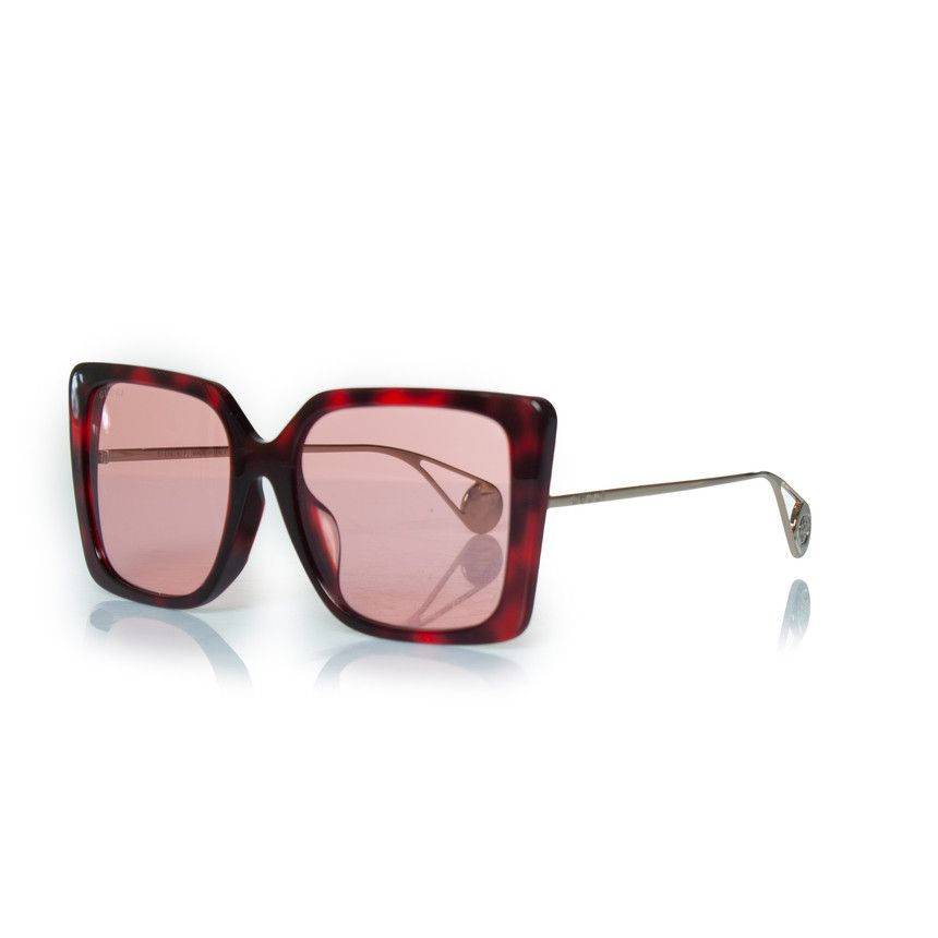 Gucci Gucci, pink oversized Havana sunglasses Size ONE SIZE - 2 Thumbnail