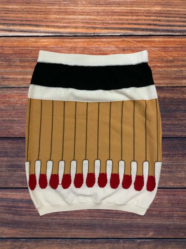 Jeremy Scott × Moschino × Vintage Vintage skirt Moschino Couture 38 Jeremy Scott knit Size 26" / US 2 / IT 38 - 1 Thumbnail
