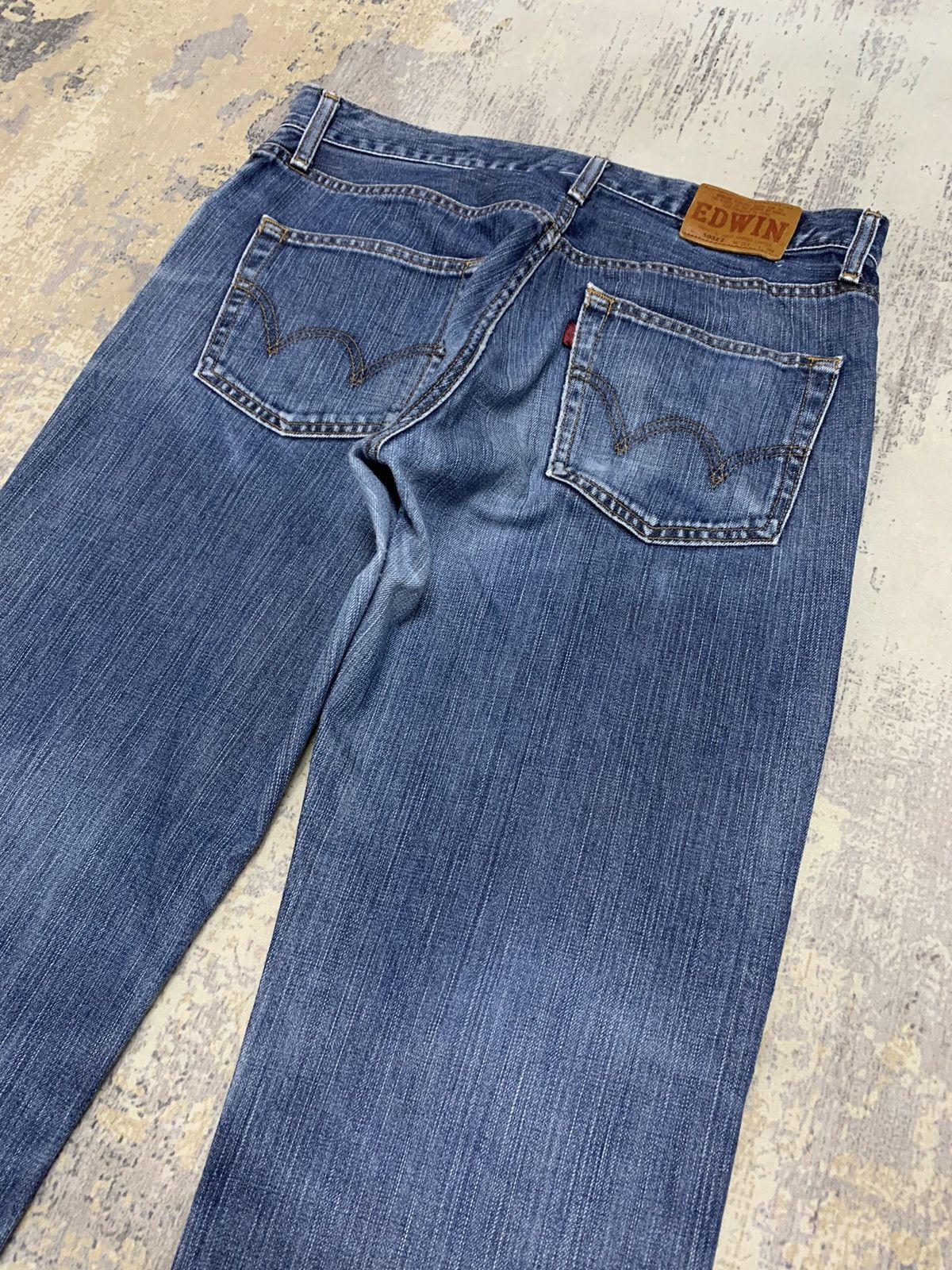 Edwin EDWIN 503 REGULAR DENIM JEANS BLUE WASH Size US 33 - 9 Thumbnail