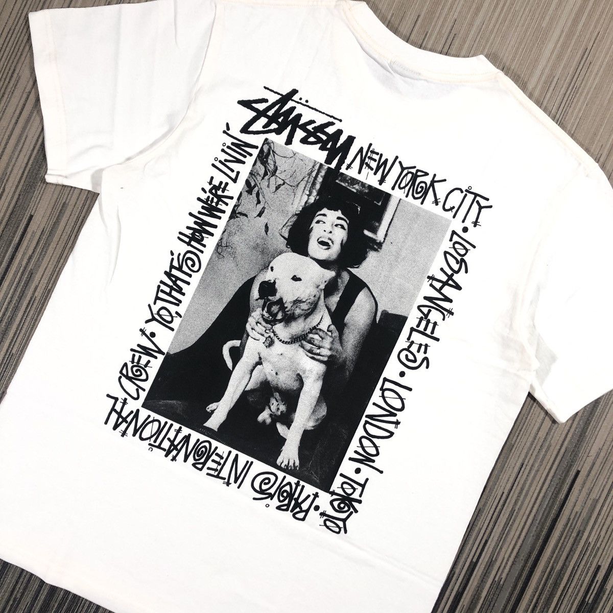 Stussy × Vintage Stussy How We're Livin Tee Size US L / EU 52-54 / 3 - 3 Thumbnail