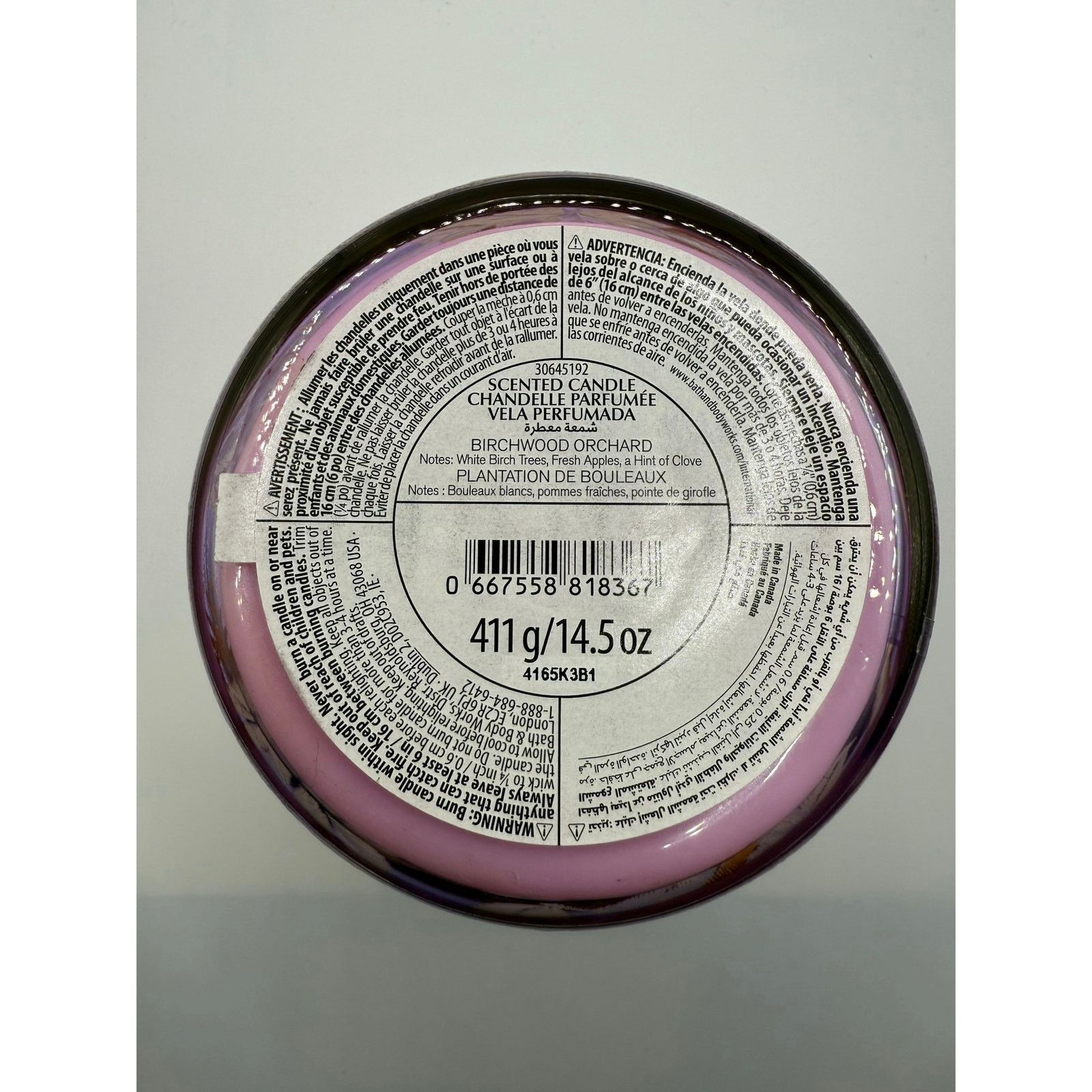Other NEW Bath&Body Holiday Scented 3Wick Candle Birchwood Orchard Size ONE SIZE - 4 Thumbnail