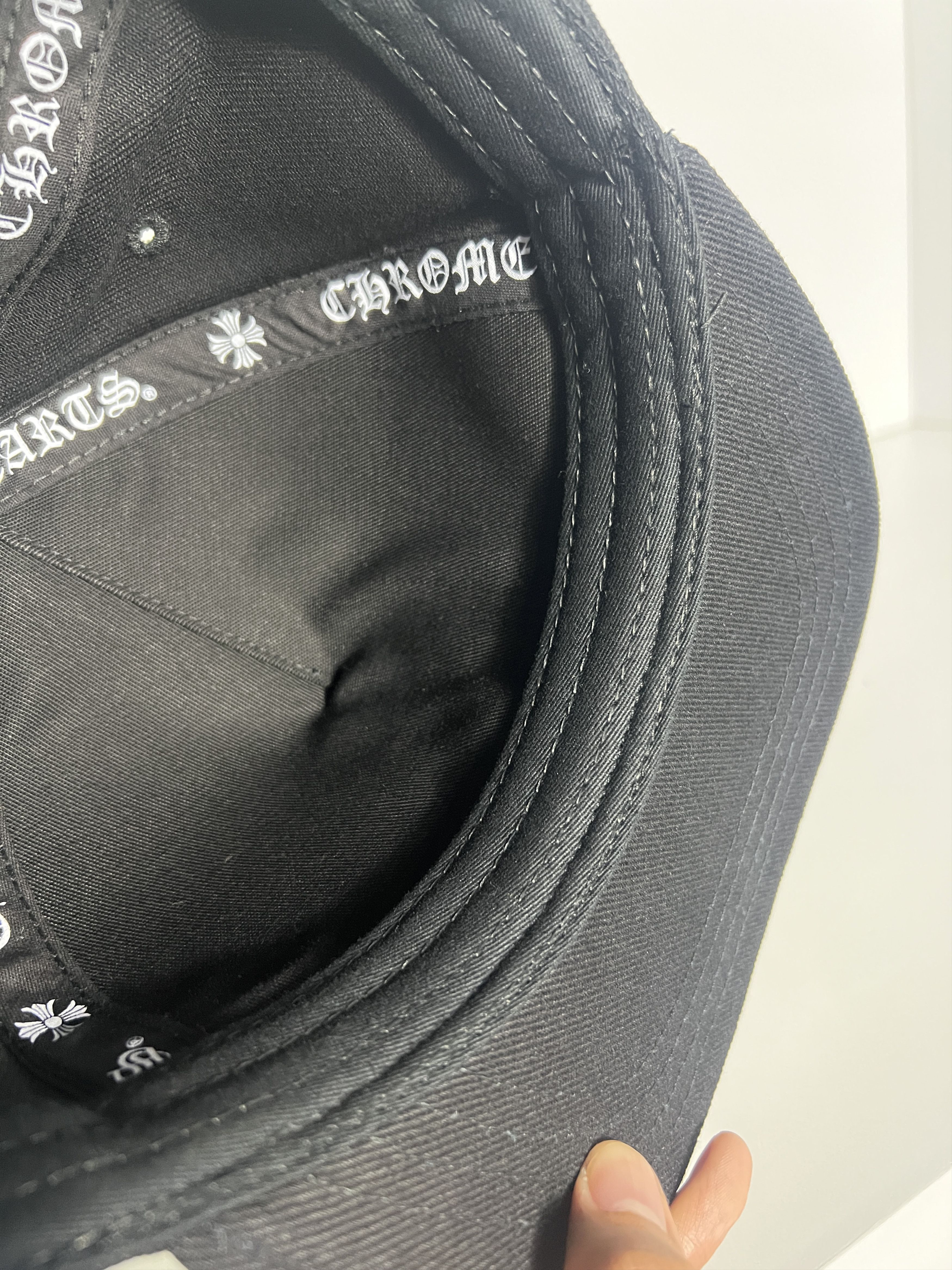 Chrome Hearts Chrome Hearts Black Cross Embroidery Snapback Hat USA Size ONE SIZE - 9 Thumbnail