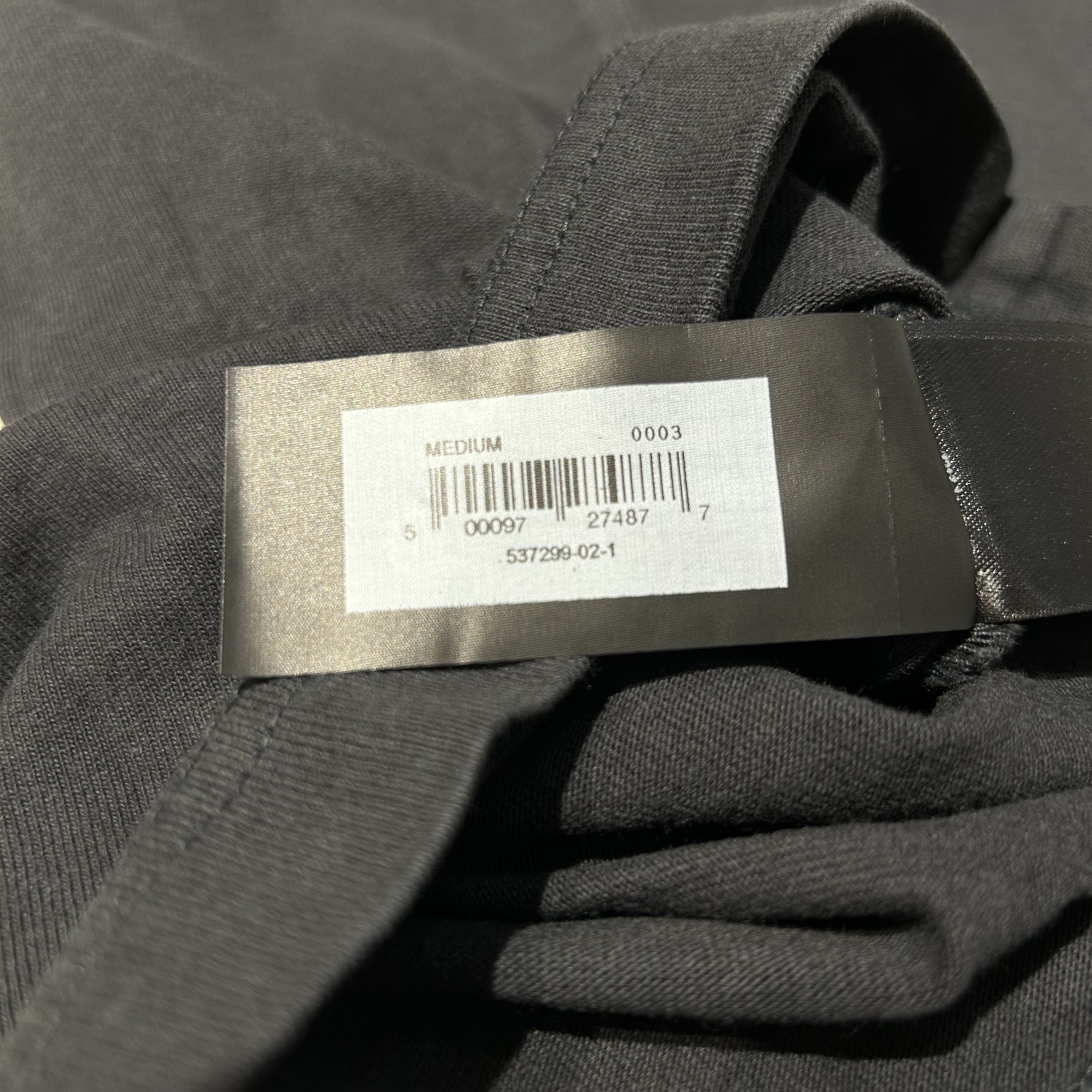 Gap × Yeezy Yeezy x Gap Unreleased Box Tee Black Size US M / EU 48-50 / 2 - 4 Thumbnail