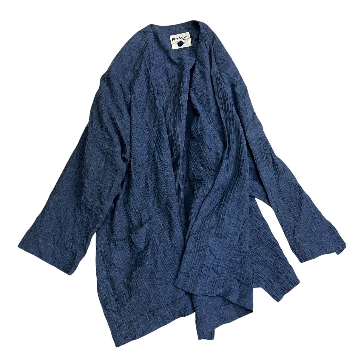 Issey Miyake 💥 ARCHIVES 80s-90s ISSEY MIYAKE PLANTATION WRINKLE KIMONO Size US M / EU 48-50 / 2 - 7 Thumbnail