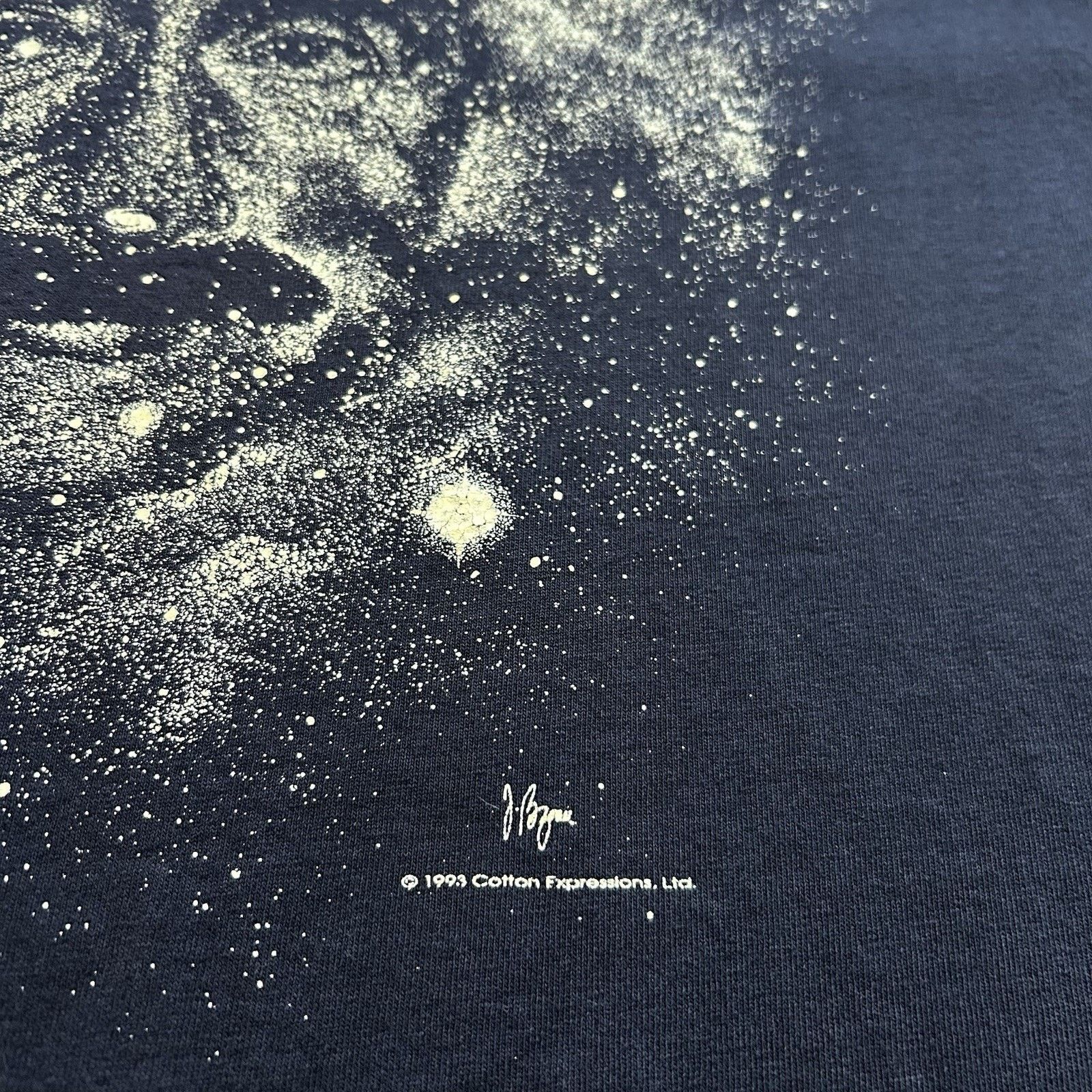 Vintage Vintage 90s Albert Einstein Galaxy T-Shirt XL Faded Black Size US XL / EU 56 / 4 - 3 Thumbnail