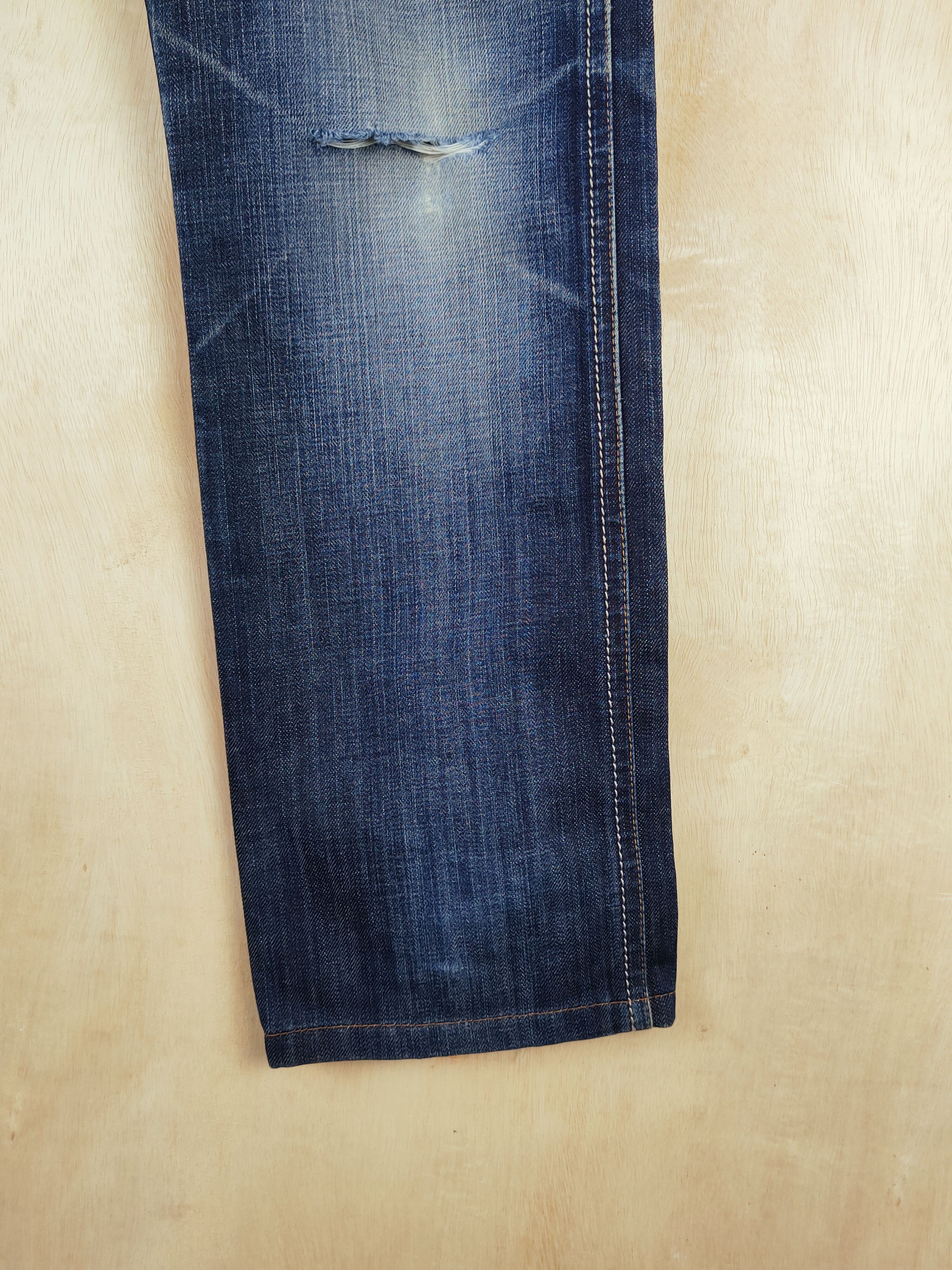 Marithe + Francois Girbaud Marithe Francois Girbaud Blue Distressed Ripped Jeans #S2671 Size US 34 / EU 50 - 6 Thumbnail