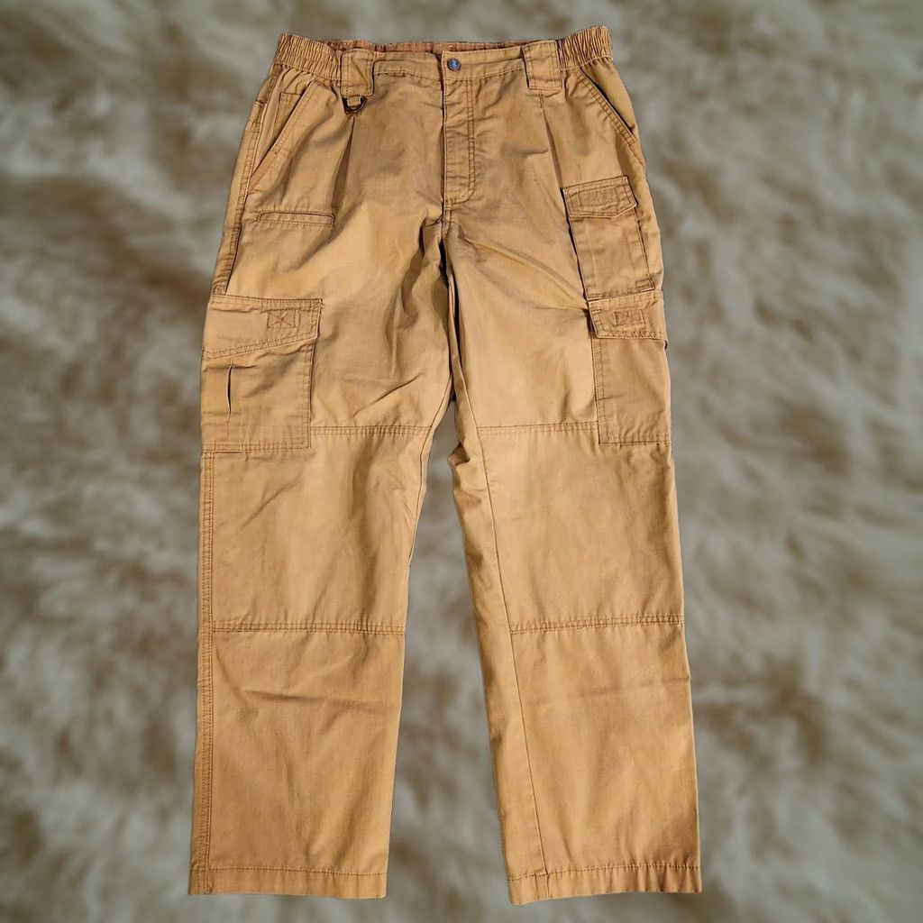 Propper PROPPER Pants MEN'S 38x32 TAN RIP STOP TACTICAL Cargo Pocket Workwear Casual 6.2 oz 60% cotton 40% polyester Ankle Cinch Regular Beiges? Size US 38 / EU 54 - 1 Thumbnail