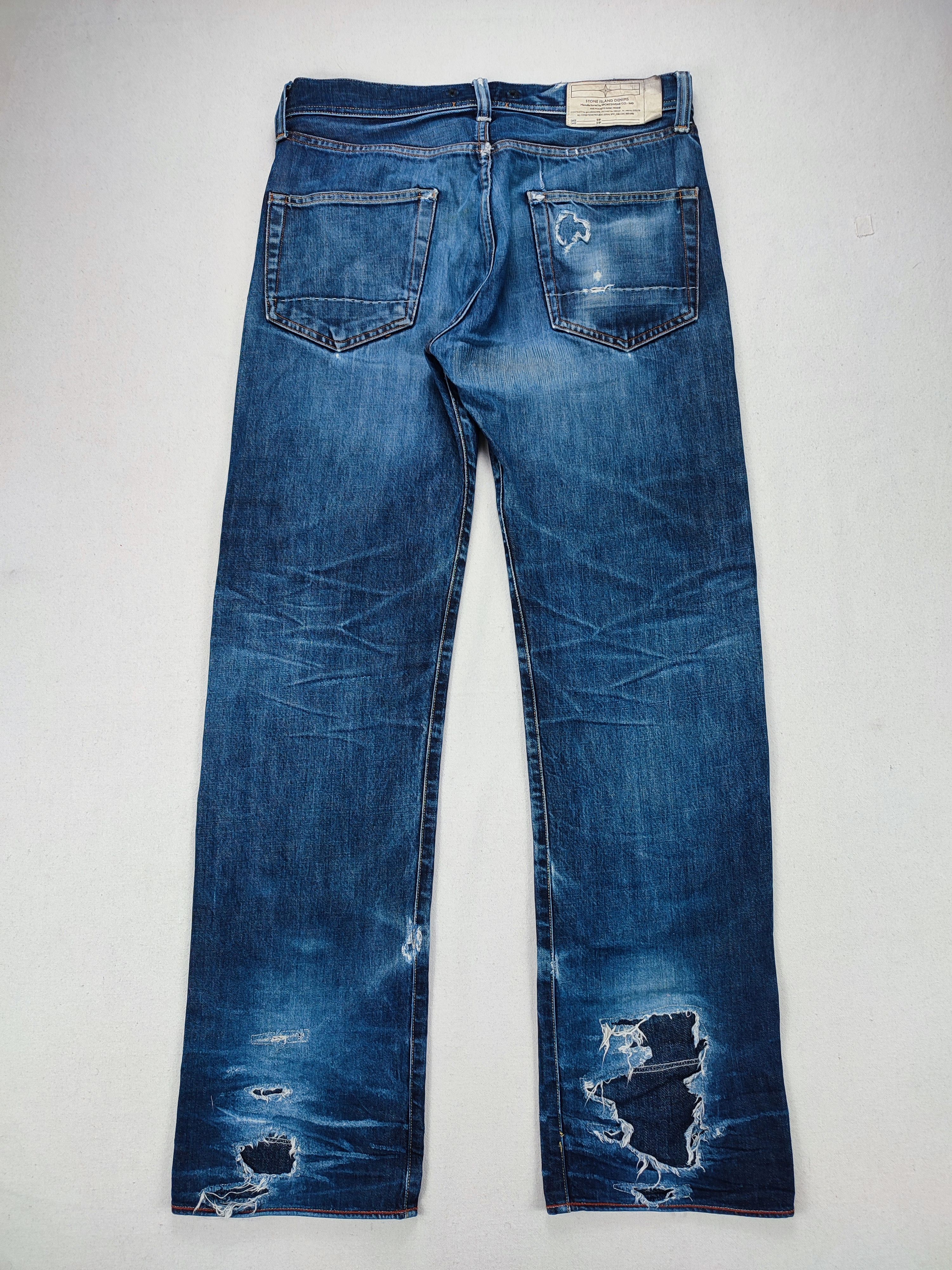Stone Island Authentic Stone Island Reworked Jeans Size US 32 / EU 48 - 2 Thumbnail