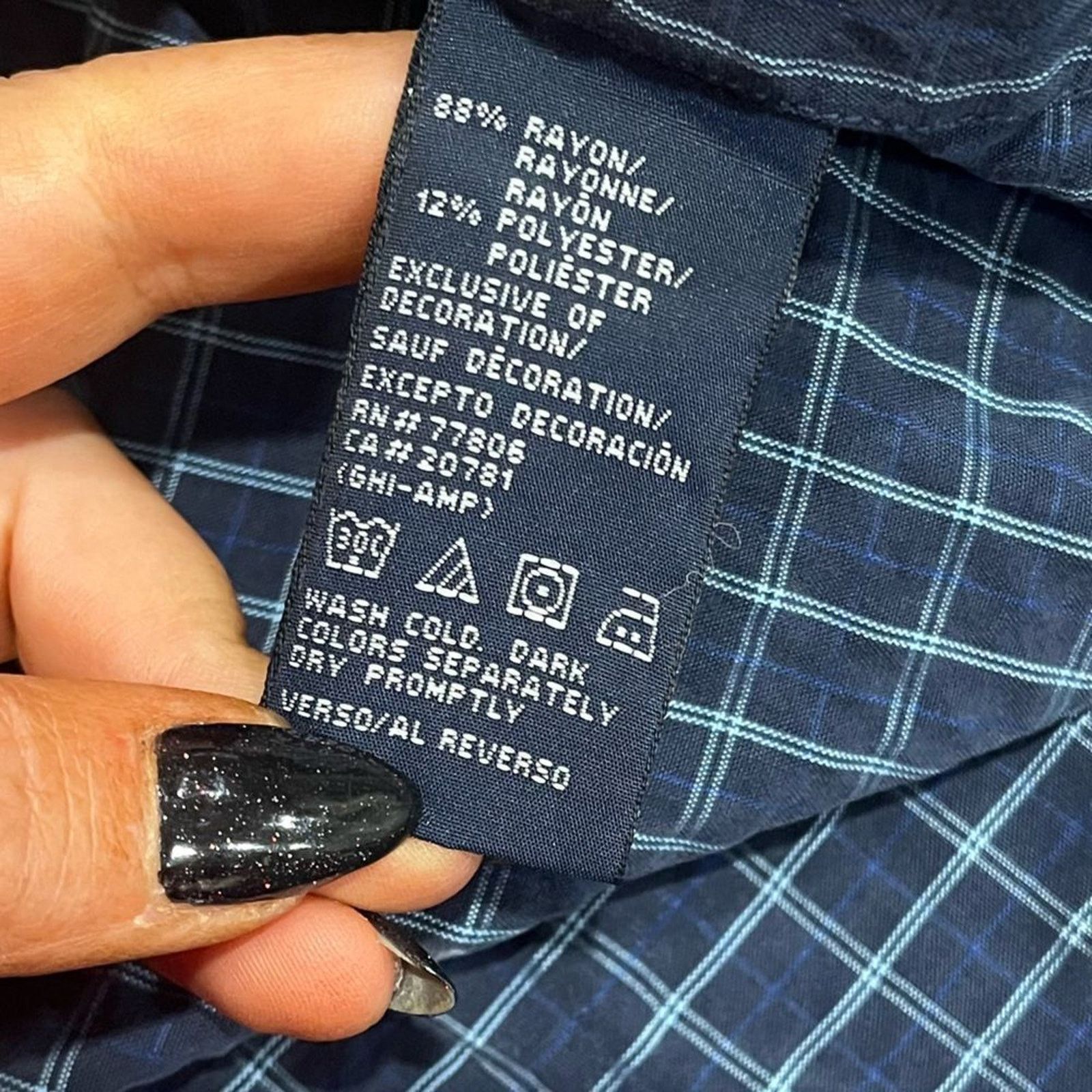 Tommy Hilfiger Tommy Hilfiger Shirt Button Down Checked Short Sleeve XL Size US XL / EU 56 / 4 - 4 Thumbnail