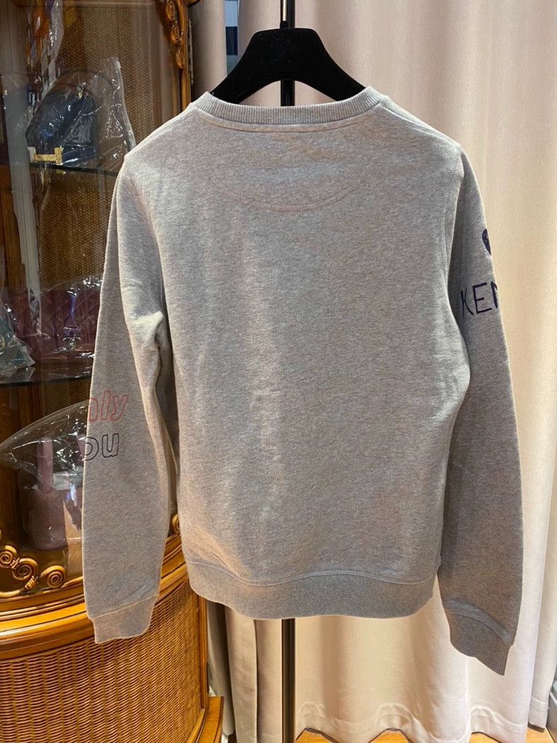 Kenzo KENZO Gray embroidered ladies' hoodie Size S / US 4 / IT 40 - 2 Thumbnail