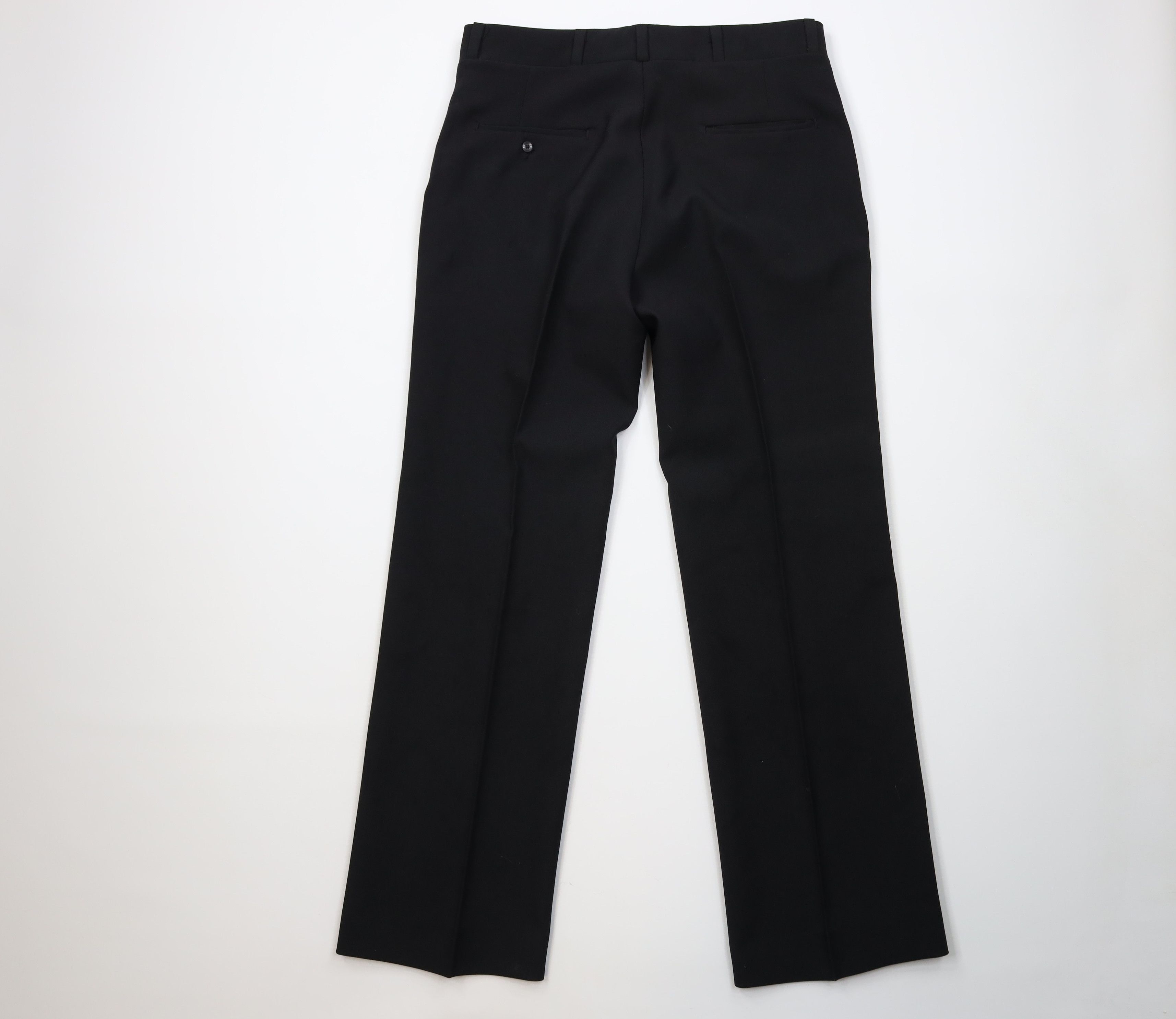 Vintage Vintage 70s Streetwear Flared Wide Leg Chino Pants Black USA Size US 36 / EU 52 - 10 Thumbnail