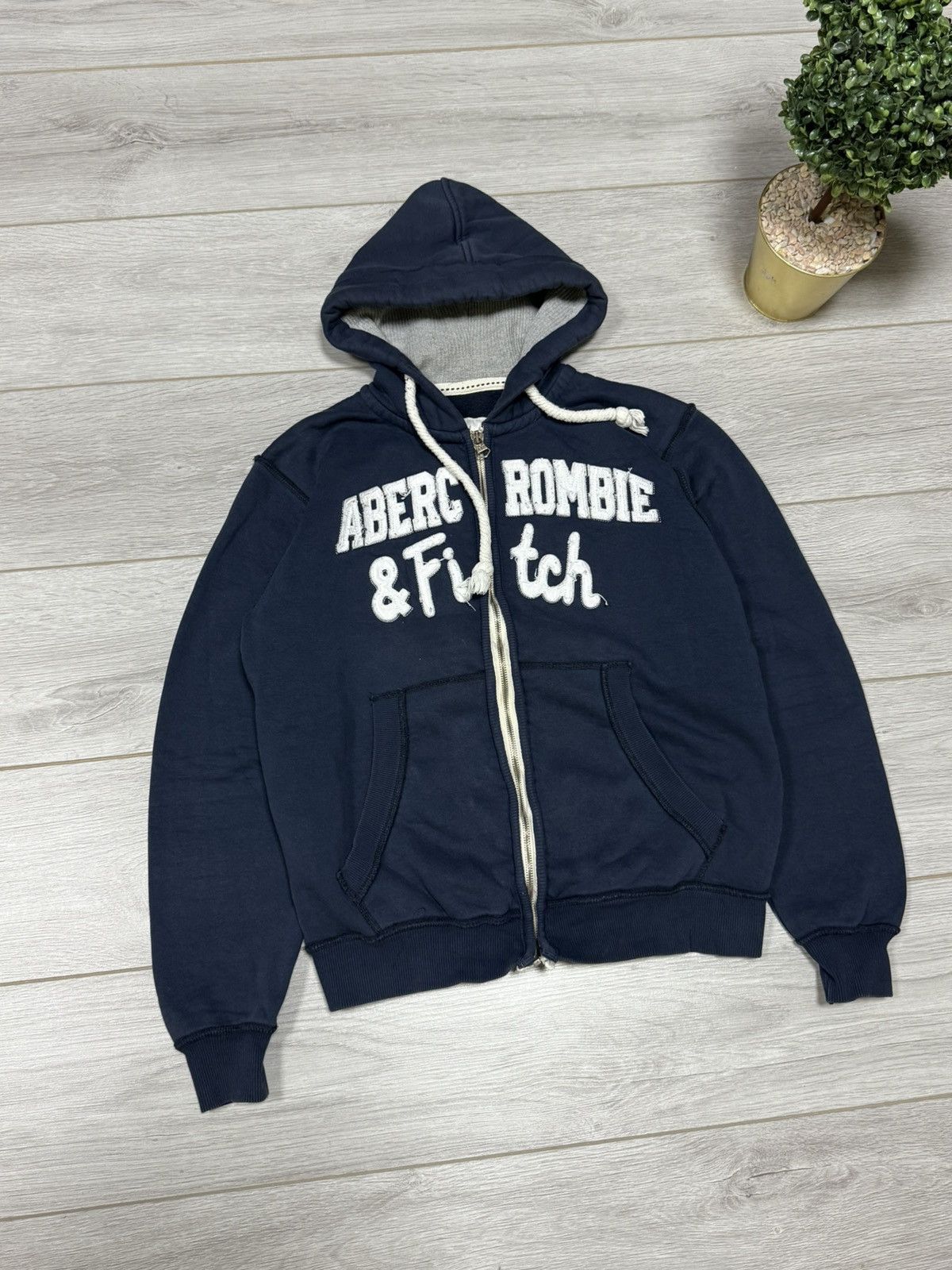 Abercrombie & Fitch Abercrombie Fitch vintage big logo zip hoodie Size US S / EU 44-46 / 1 - 1 Thumbnail