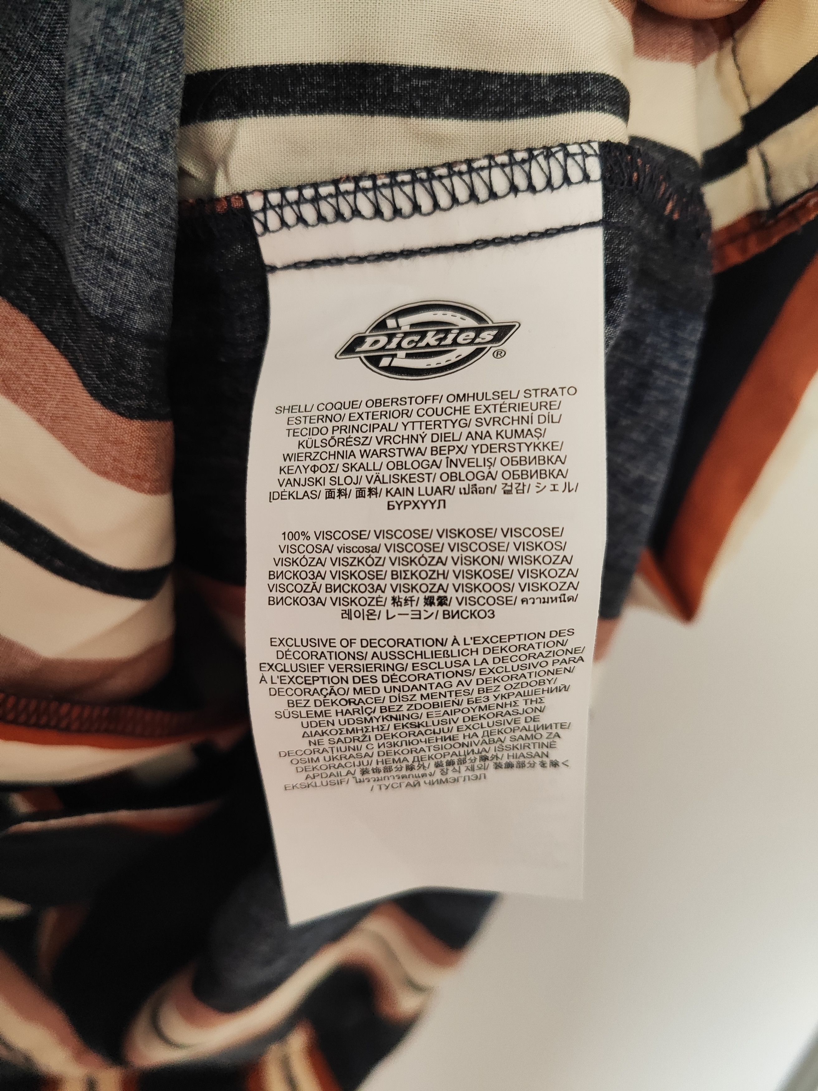 Dickies Dickies Short Sleeve Button-Up Shirt – Vertical Stripes Size US M / EU 48-50 / 2 - 3 Thumbnail