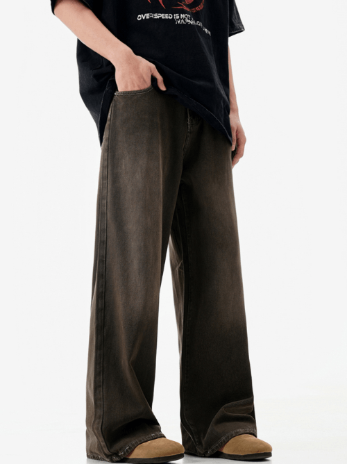 Japanese Brand × Jean American men's retro distressed straight loose casual jeans Size US 32 / EU 48 - 3 Thumbnail