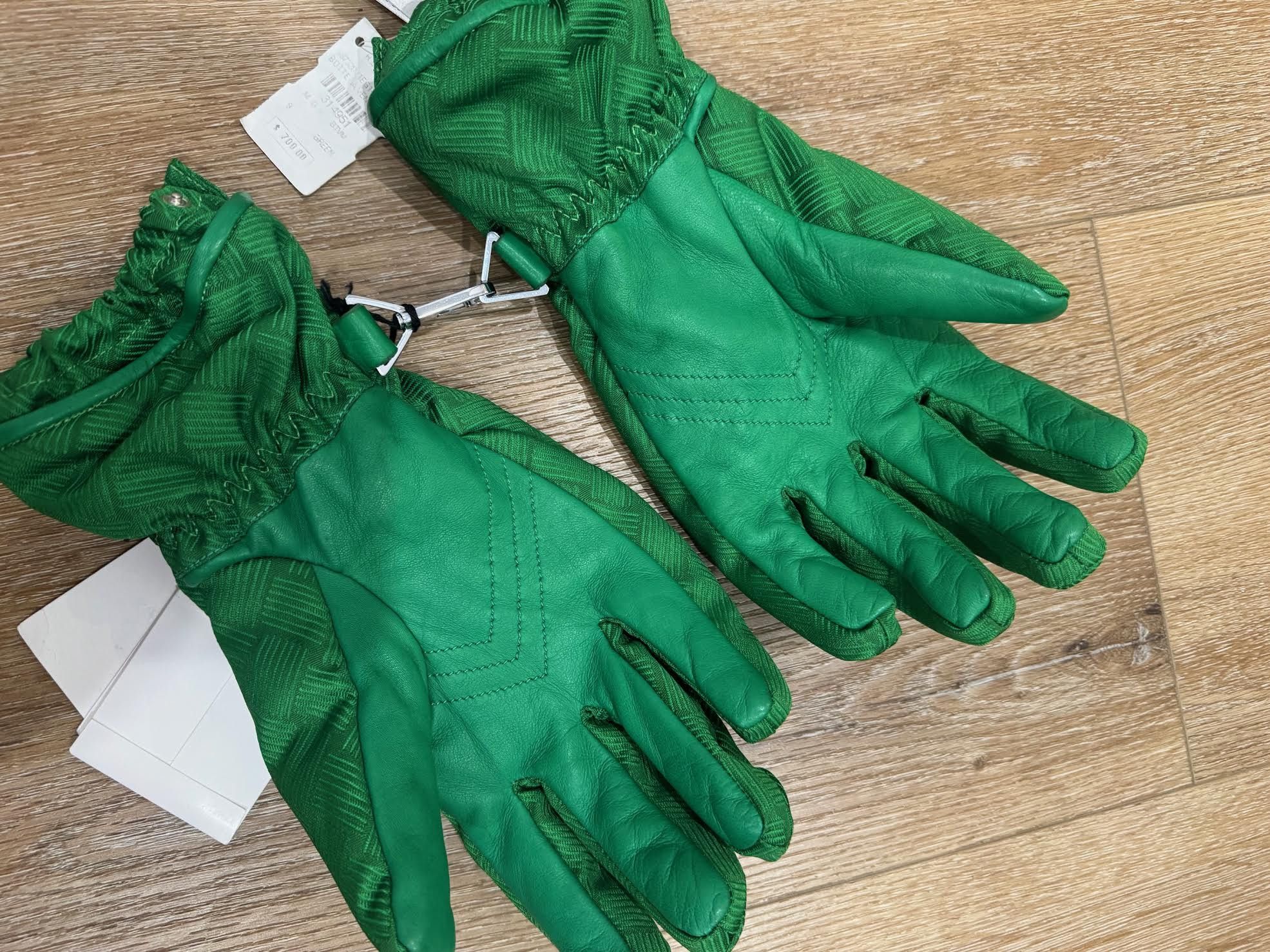 Bottega Veneta Bottega Gloves with Nylon and Leather Size ONE SIZE - 3 Thumbnail