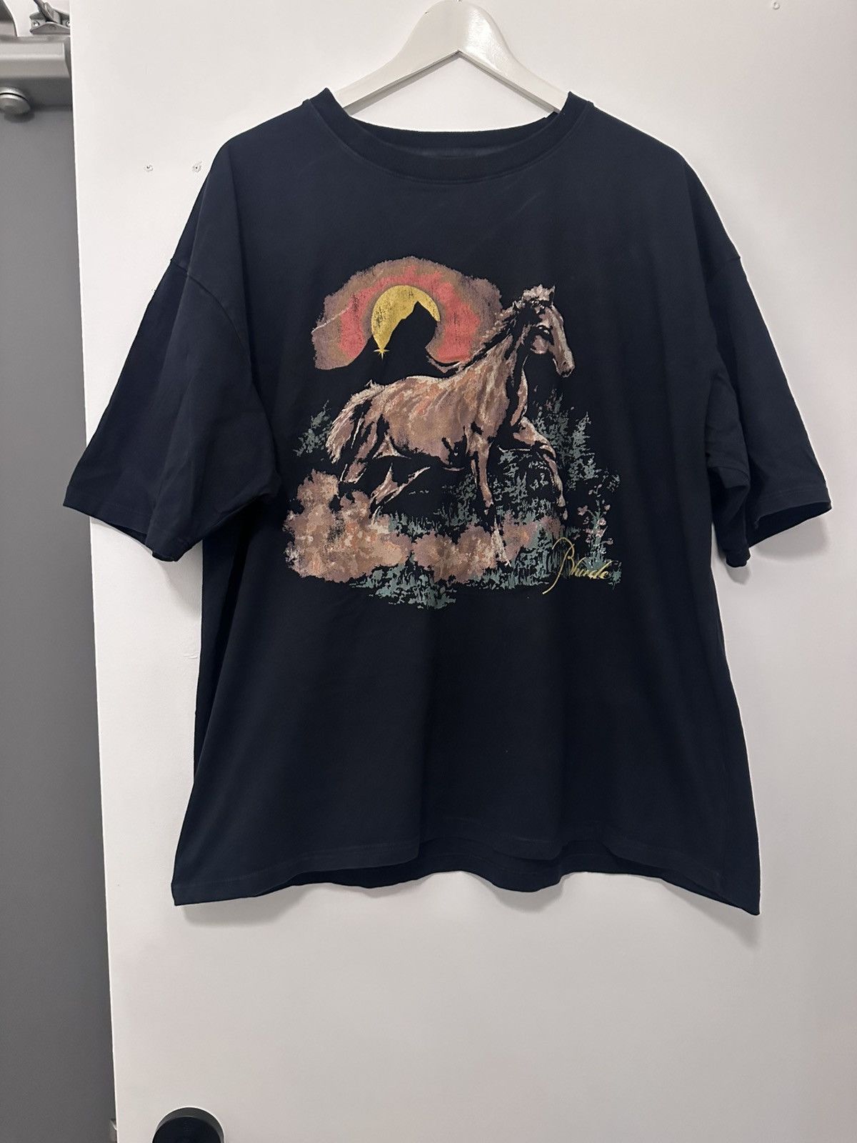 Rhude Rhude Santos Graphic Print T-Shirt Size L Size US L / EU 52-54 / 3 - 1 Thumbnail