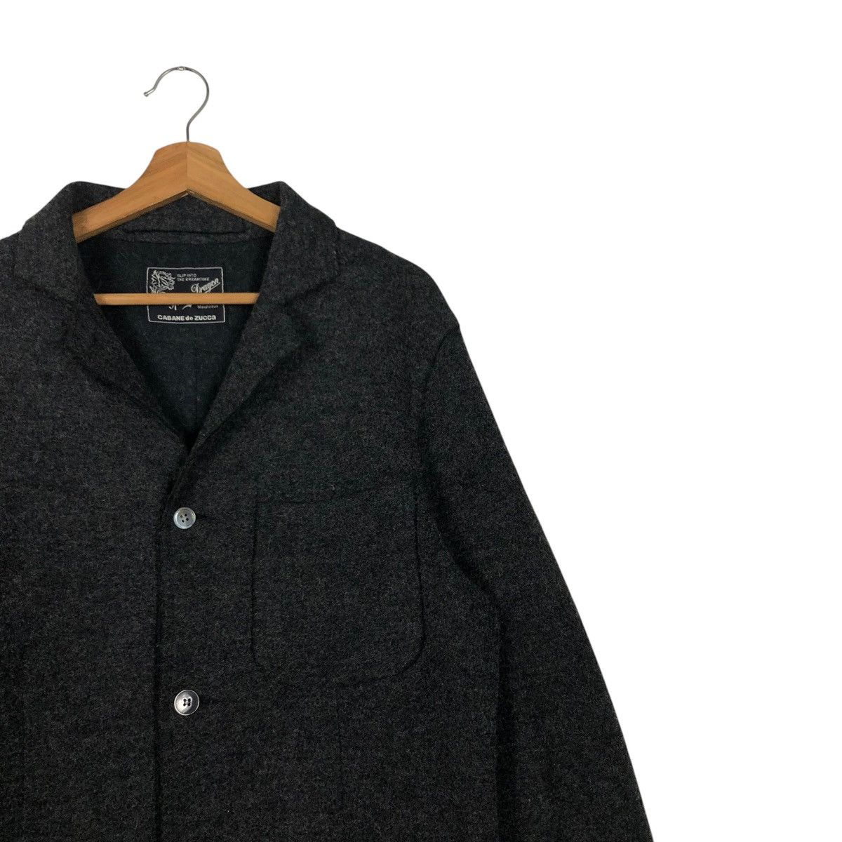 Issey Miyake 🔥CHORE WORKER WOOL JACKET CABANE DE ZUCCA ISSEY MIYAKE Size US M / EU 48-50 / 2 - 8 Thumbnail